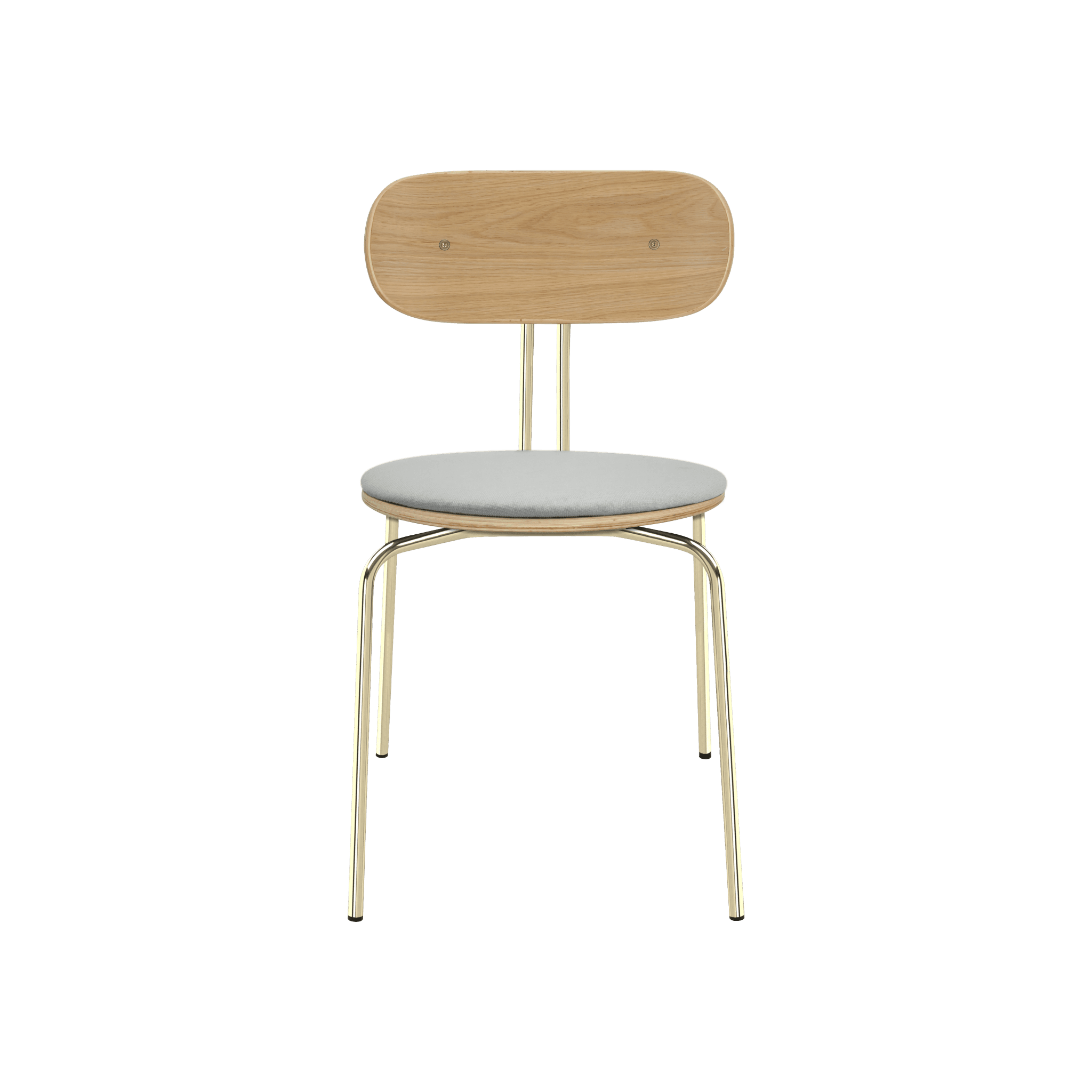 Krzesło CURIOUS baby blue ze złotą podstawą UMAGE Eye on Design