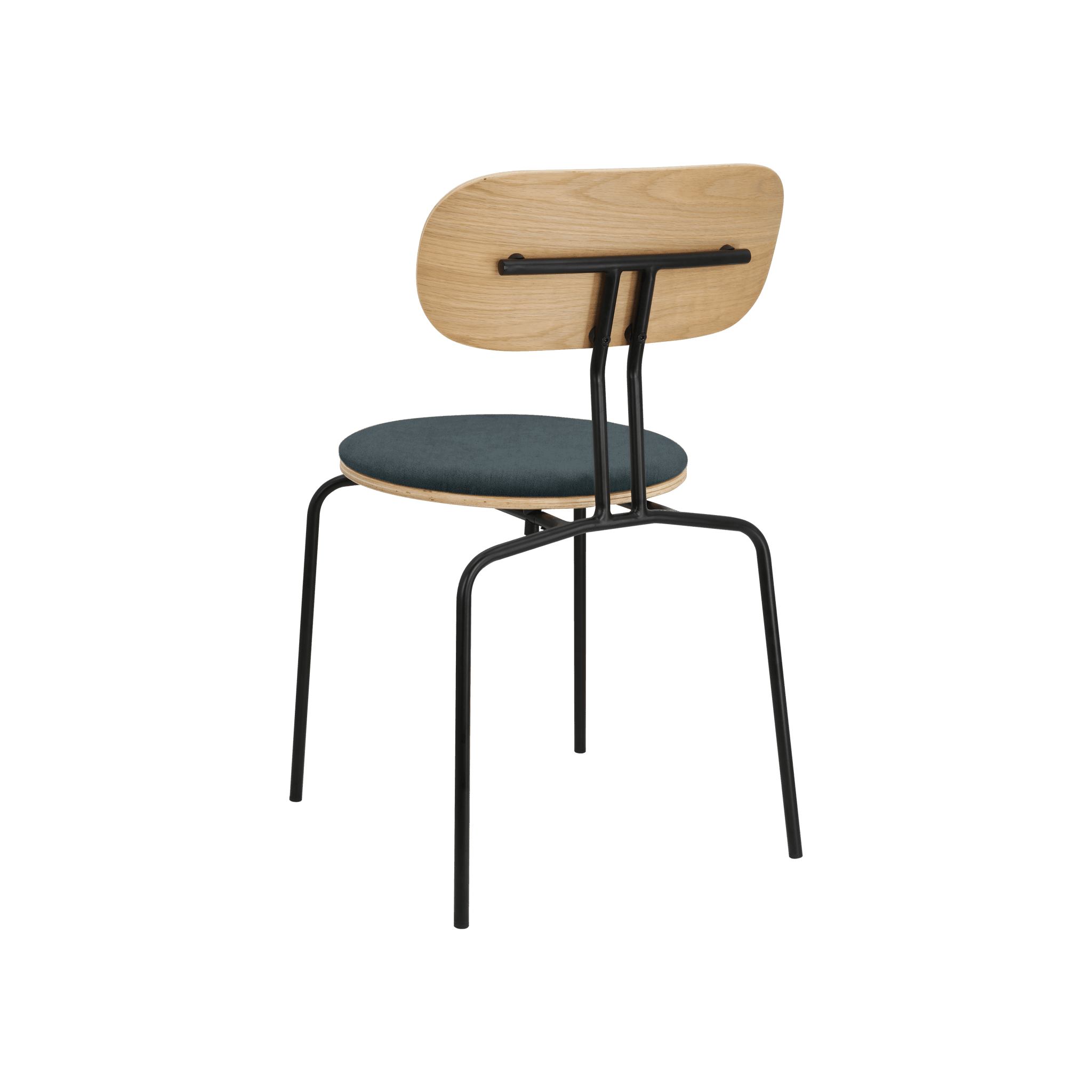 Krzesło CURIOUS stalowy z czarną podstawą UMAGE Eye on Design