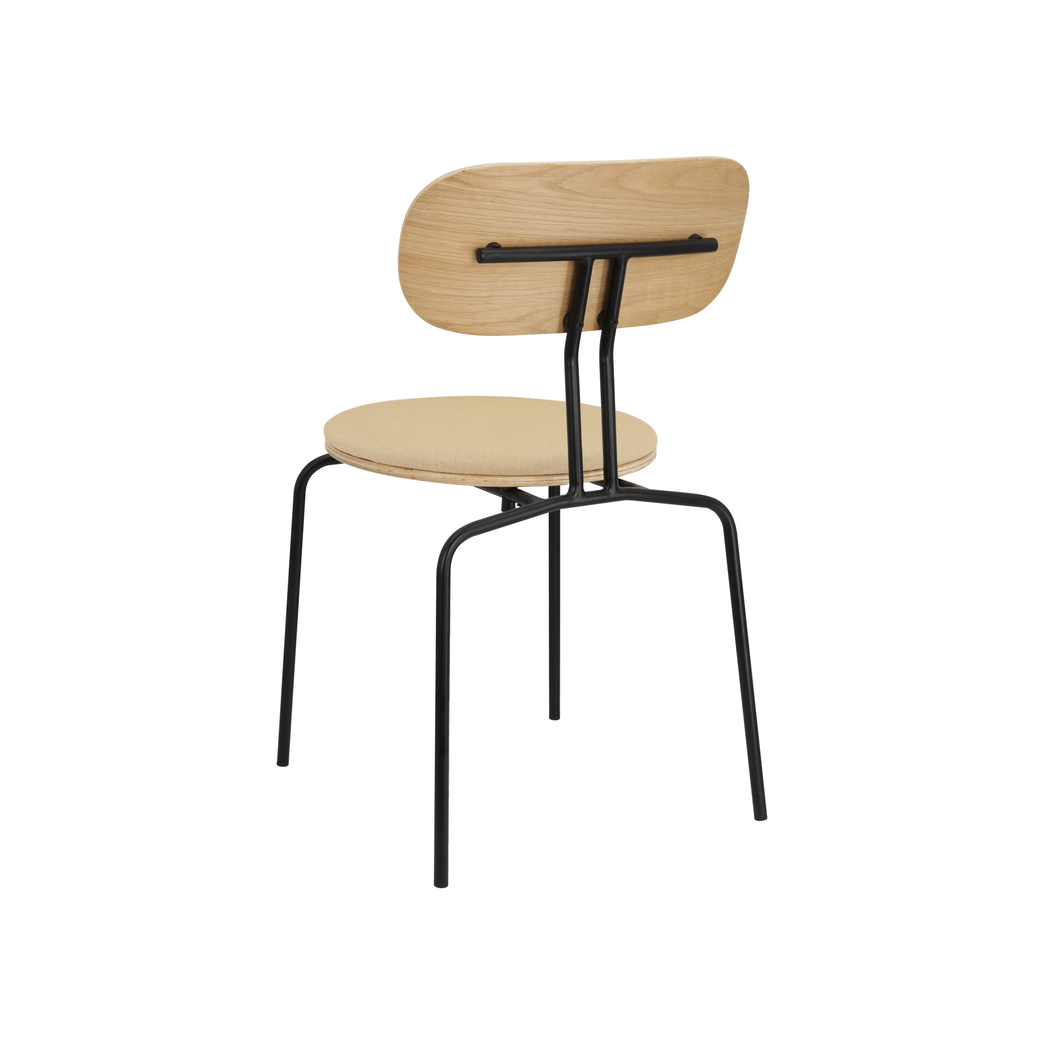 Krzesło CURIOUS żółty z czarną podstawą UMAGE Eye on Design