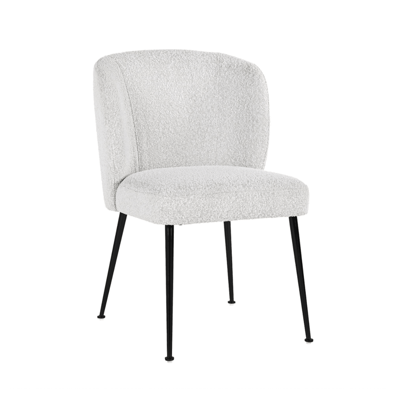 Krzesło FALLON biały bouclé Richmond Interiors Eye on Design