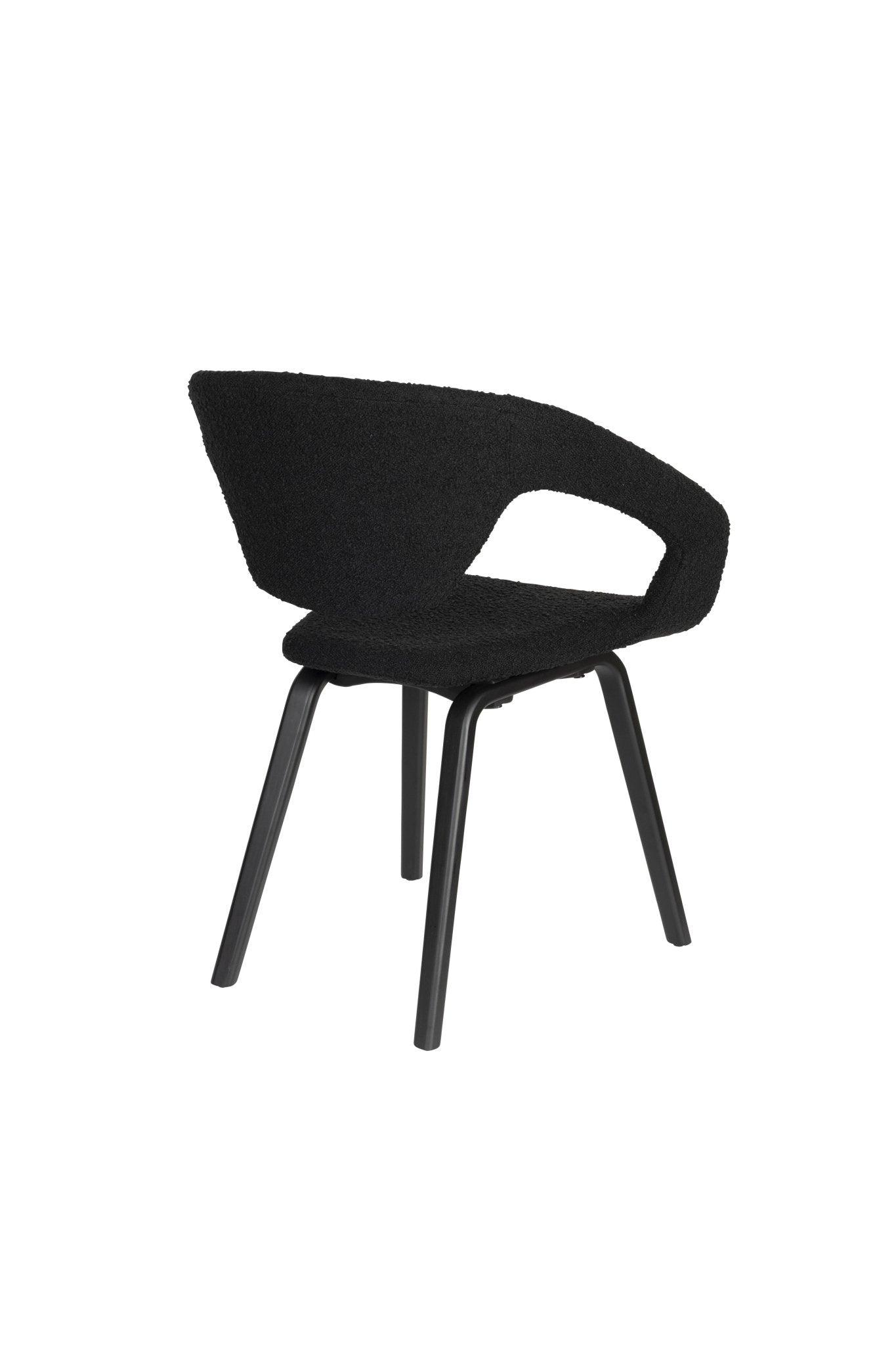 Krzesło FLEXBACK czarny Zuiver Eye on Design