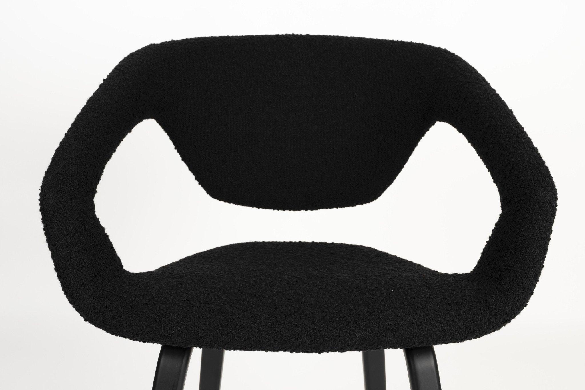 Krzesło FLEXBACK czarny Zuiver Eye on Design