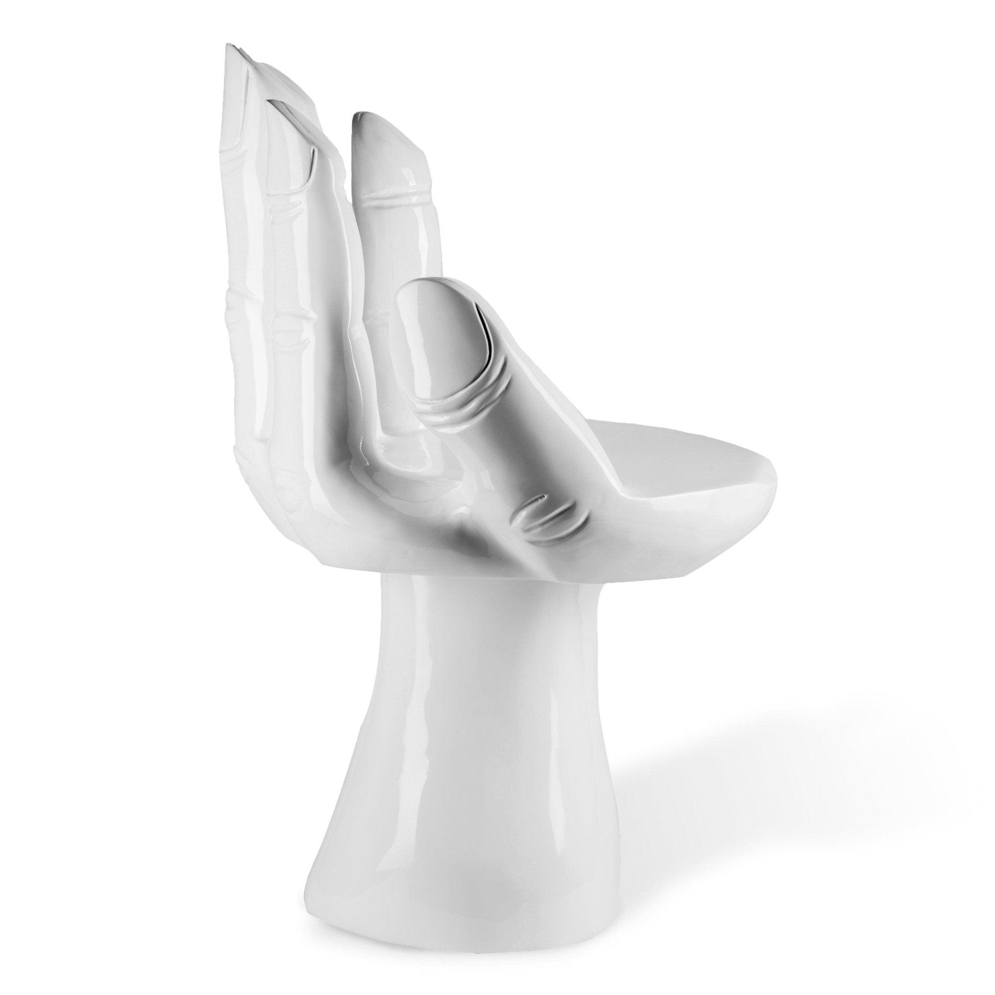 Krzesło HAND biały Pols Potten Eye on Design