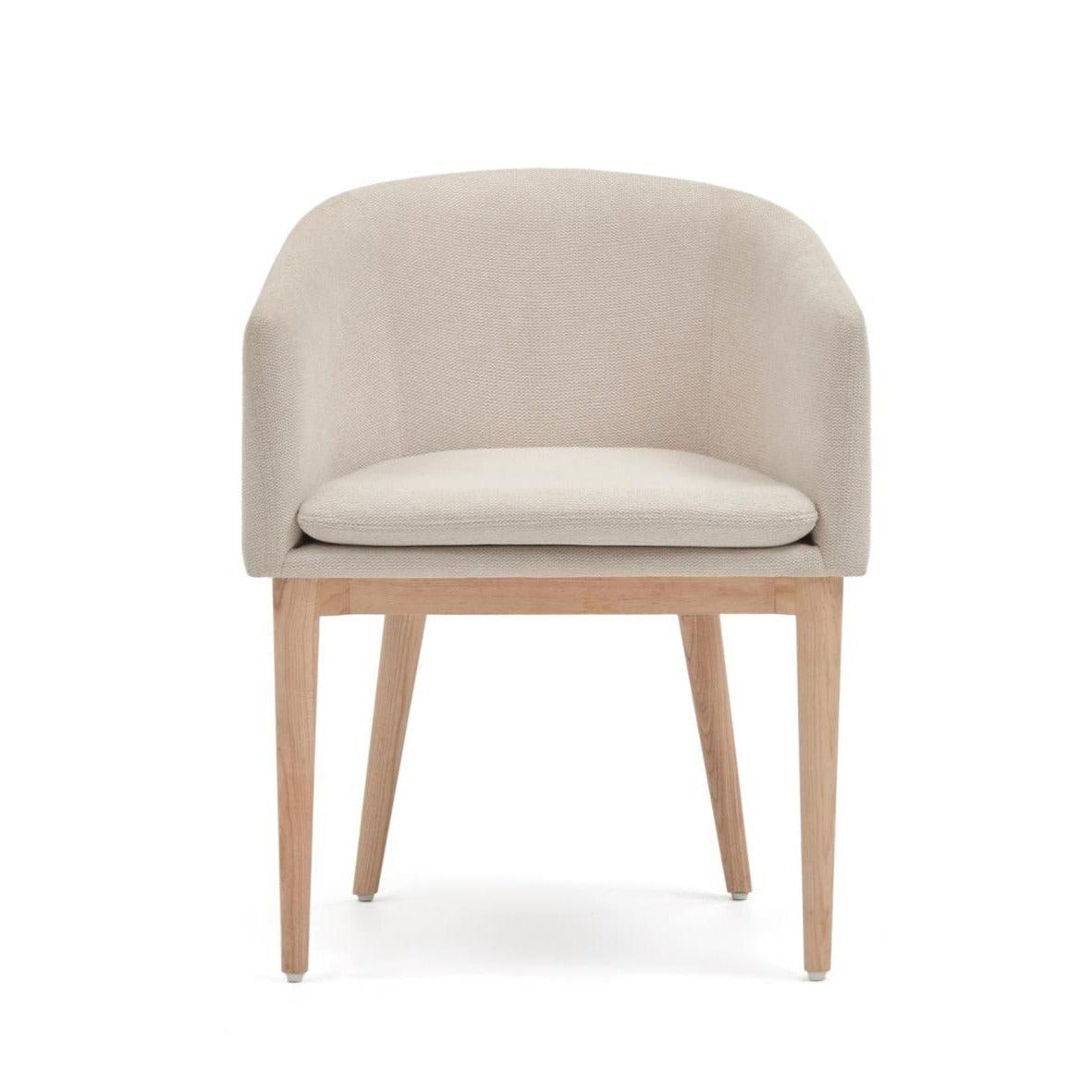 Krzesło HARLAN beżowa szenila La Forma Eye on Design