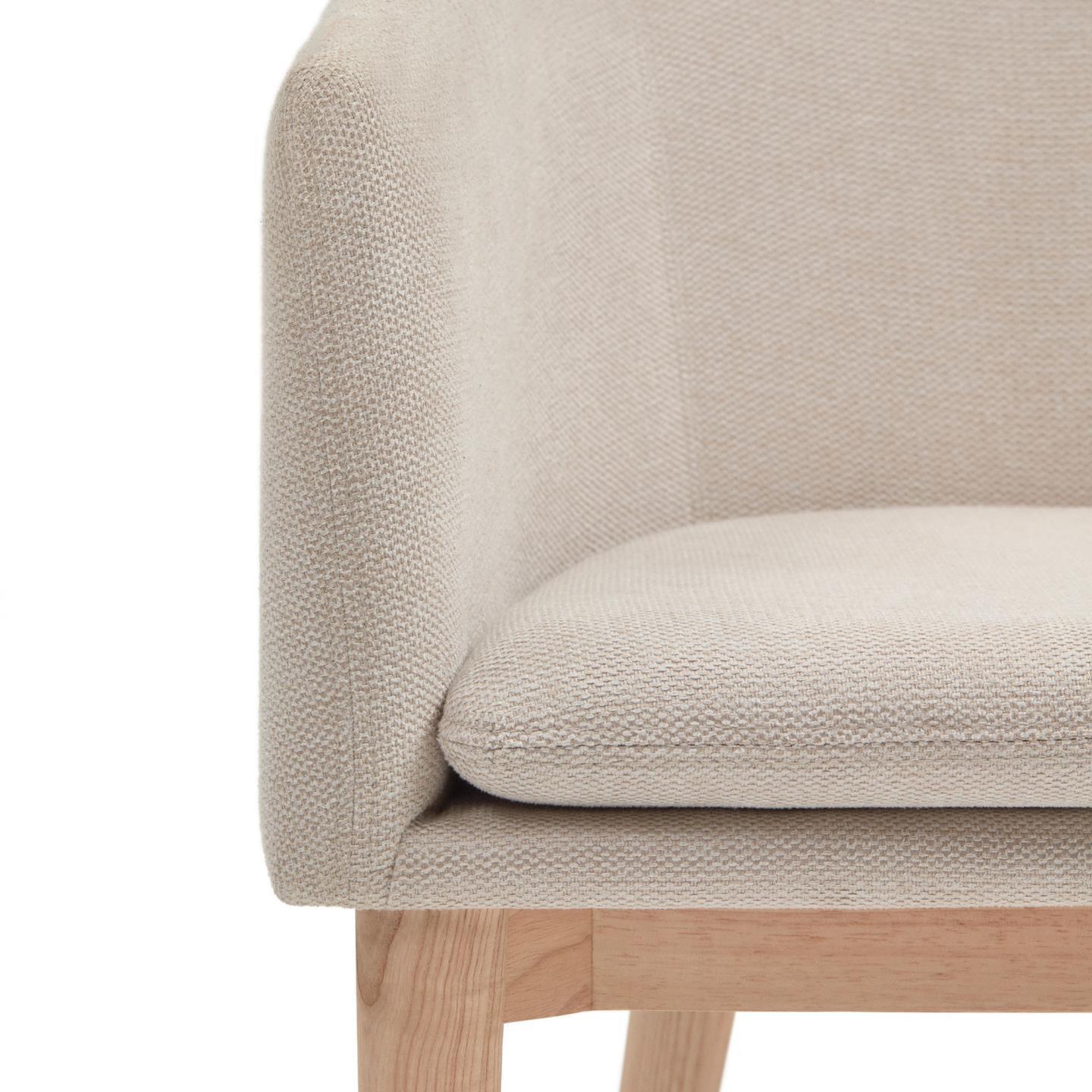 Krzesło HARLAN beżowa szenila La Forma Eye on Design