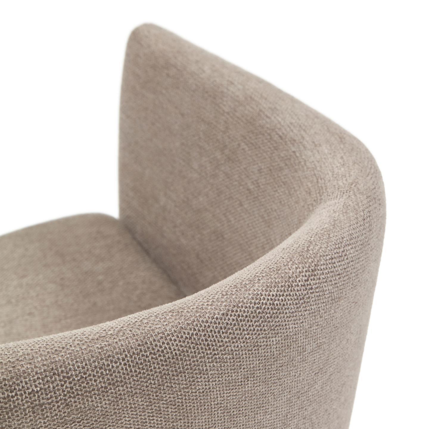 Krzesło HARLAN brązowa szenila La Forma Eye on Design