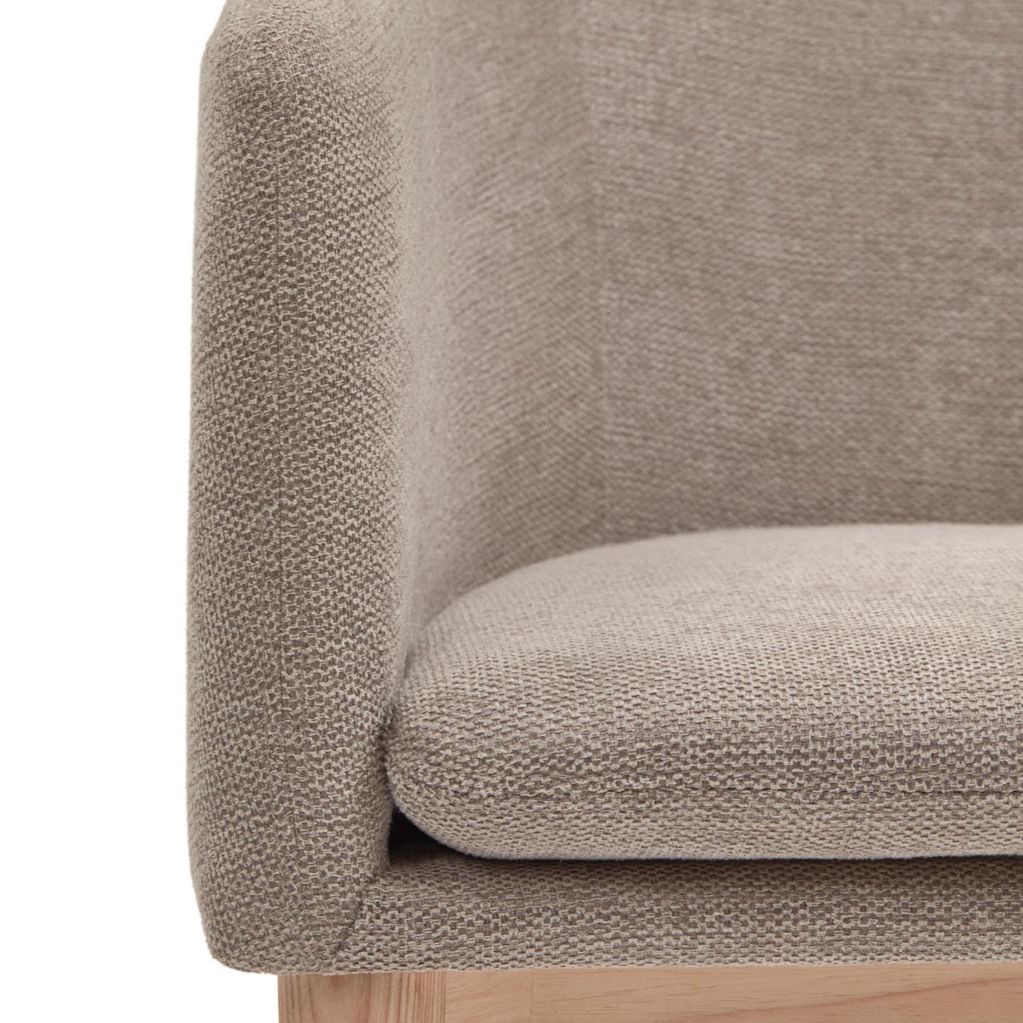 Krzesło HARLAN brązowa szenila La Forma Eye on Design