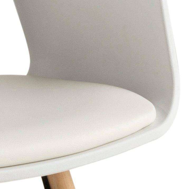 Krzesło HENRY biała ekoskóra Actona Eye on Design