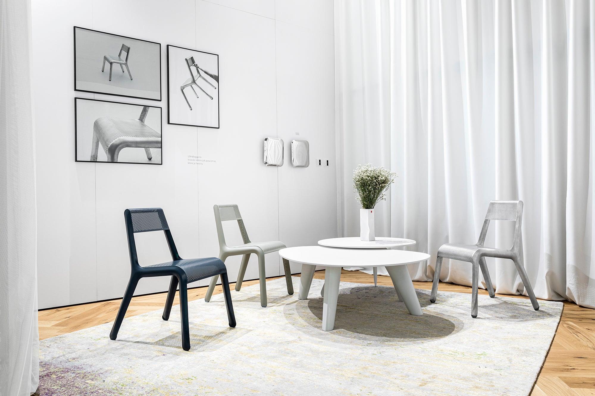 Krzesło LEGGERA kamienny szary mat Zieta Studio Eye on Design