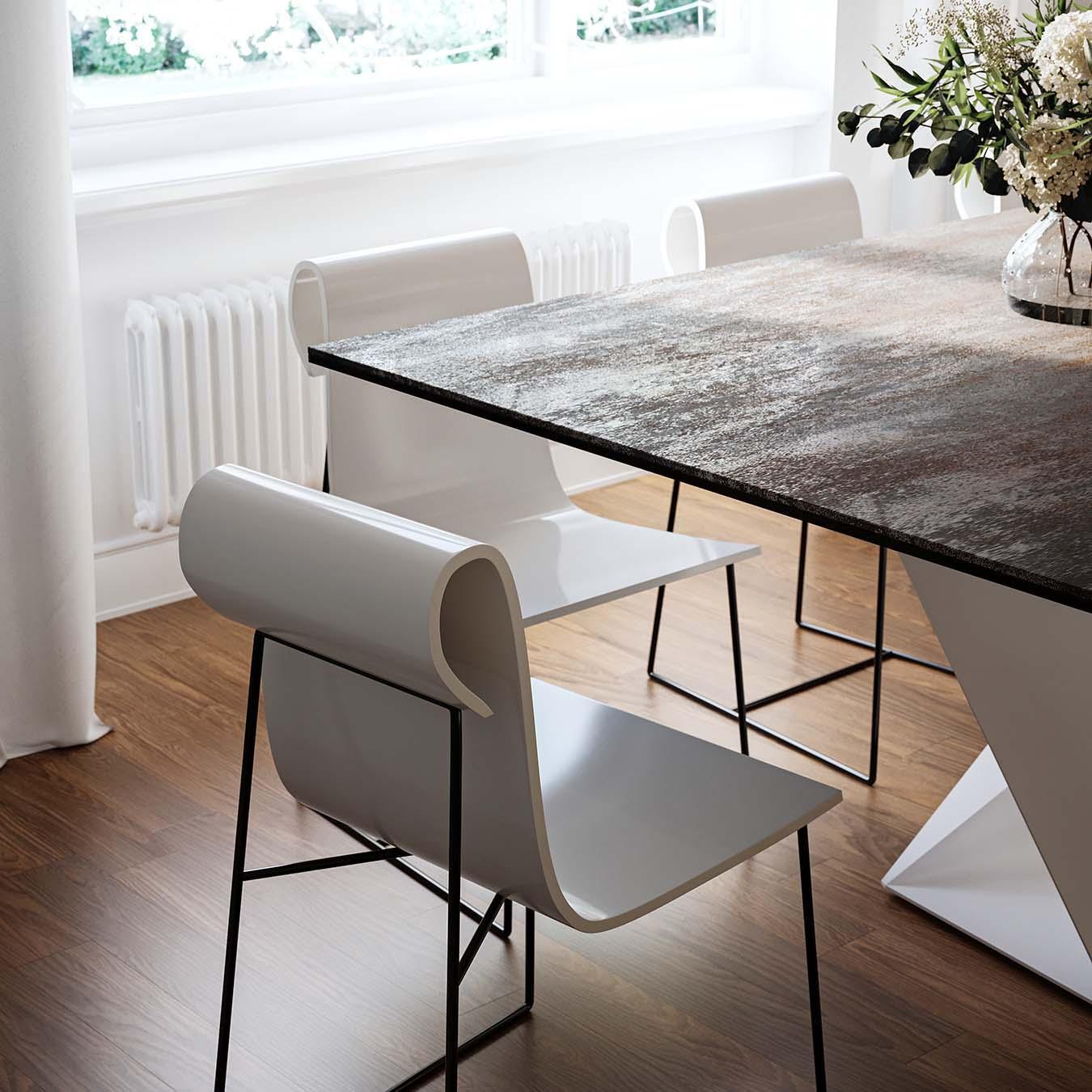 Krzesło LOOSE CURL czerwony Liu Jo Living Eye on Design