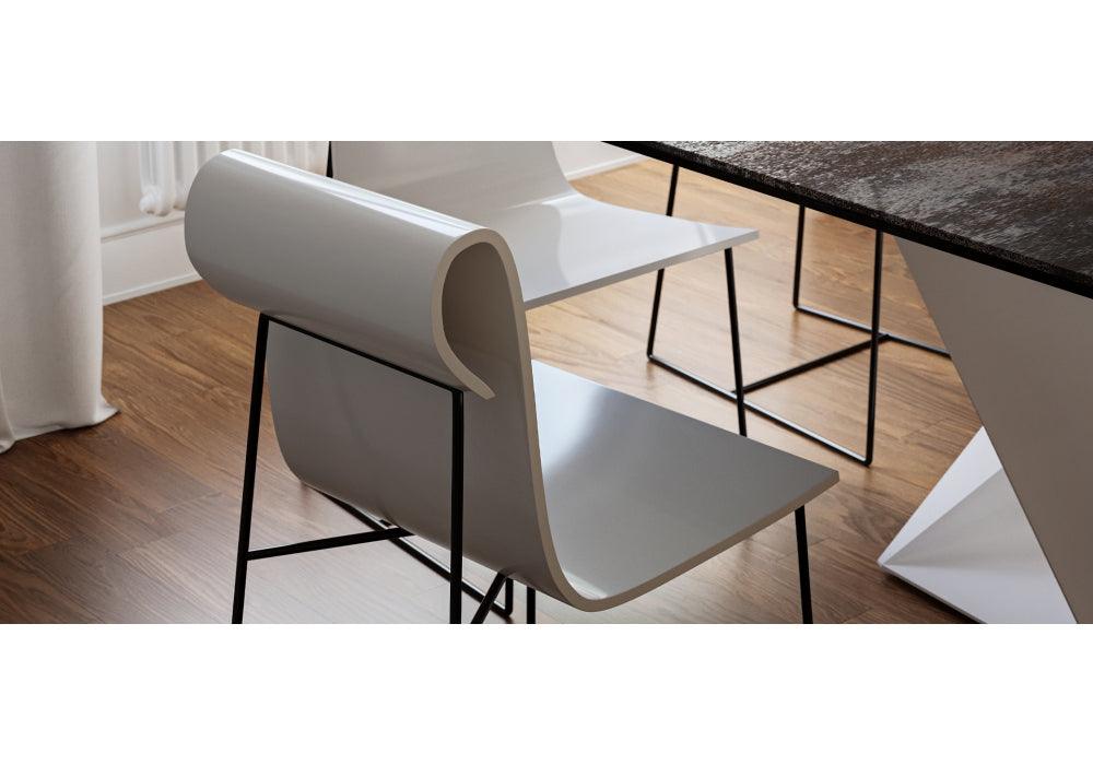 Krzesło LOOSE CURL czerwony Liu Jo Living Eye on Design