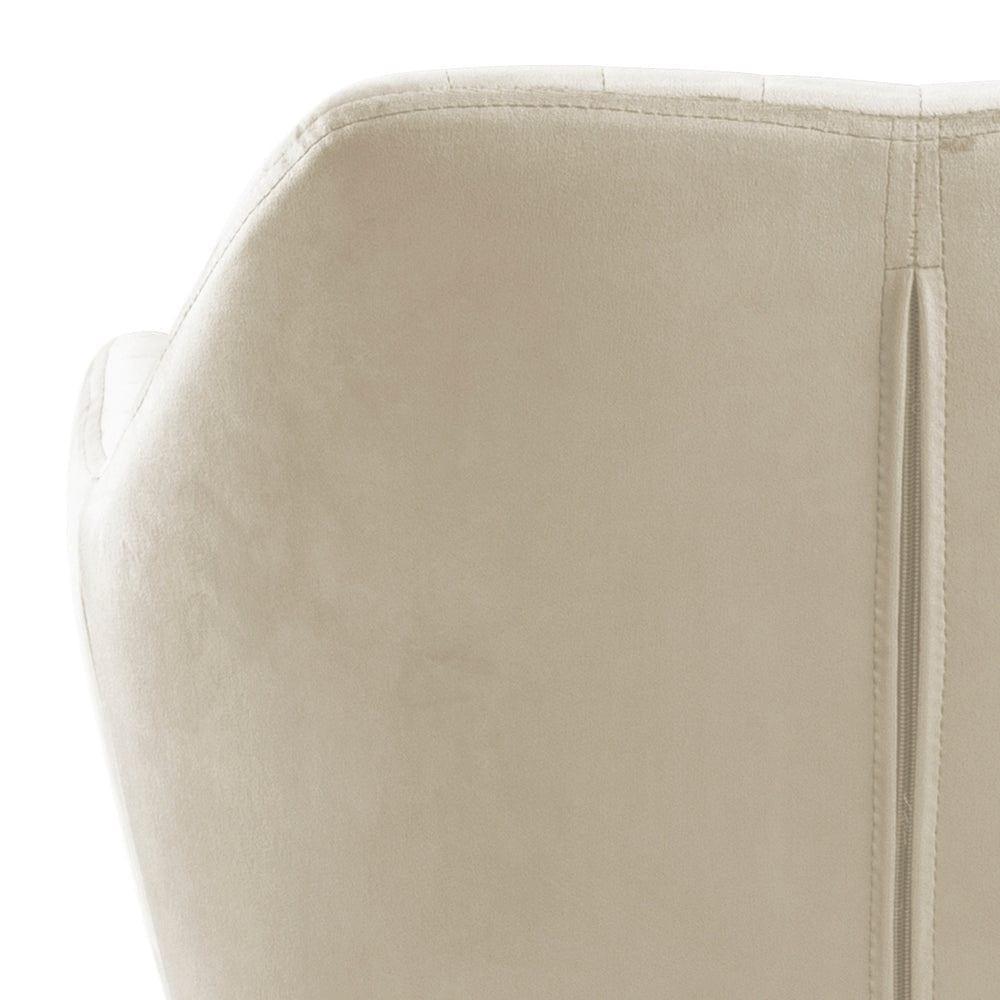 Krzesło MIKKEL beżowy z czarną podstawą Home Essentials Eye on Design