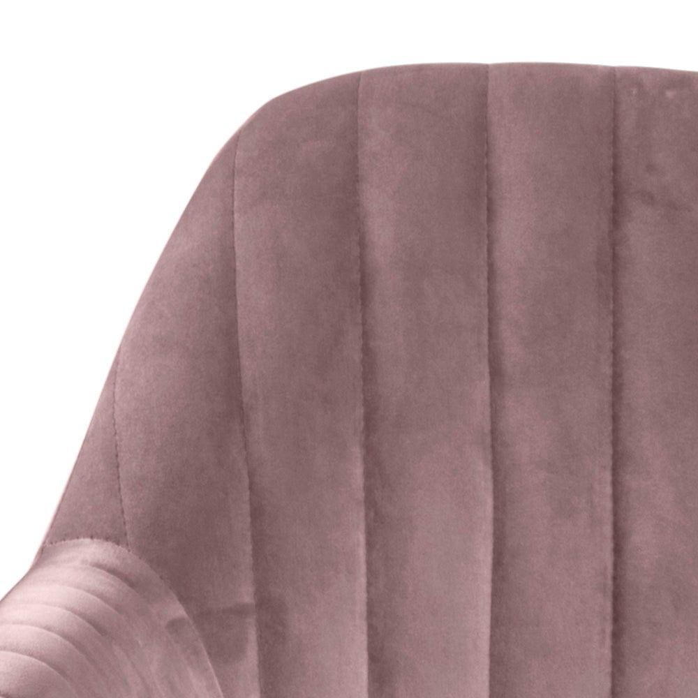 Krzesło MIKKEL różowy z drewnianą podstawą Home Essentials Eye on Design