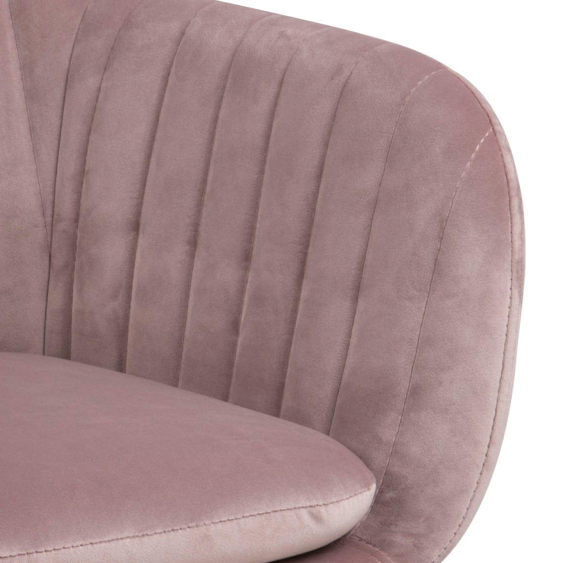 Krzesło MIKKEL różowy z drewnianą podstawą Home Essentials Eye on Design