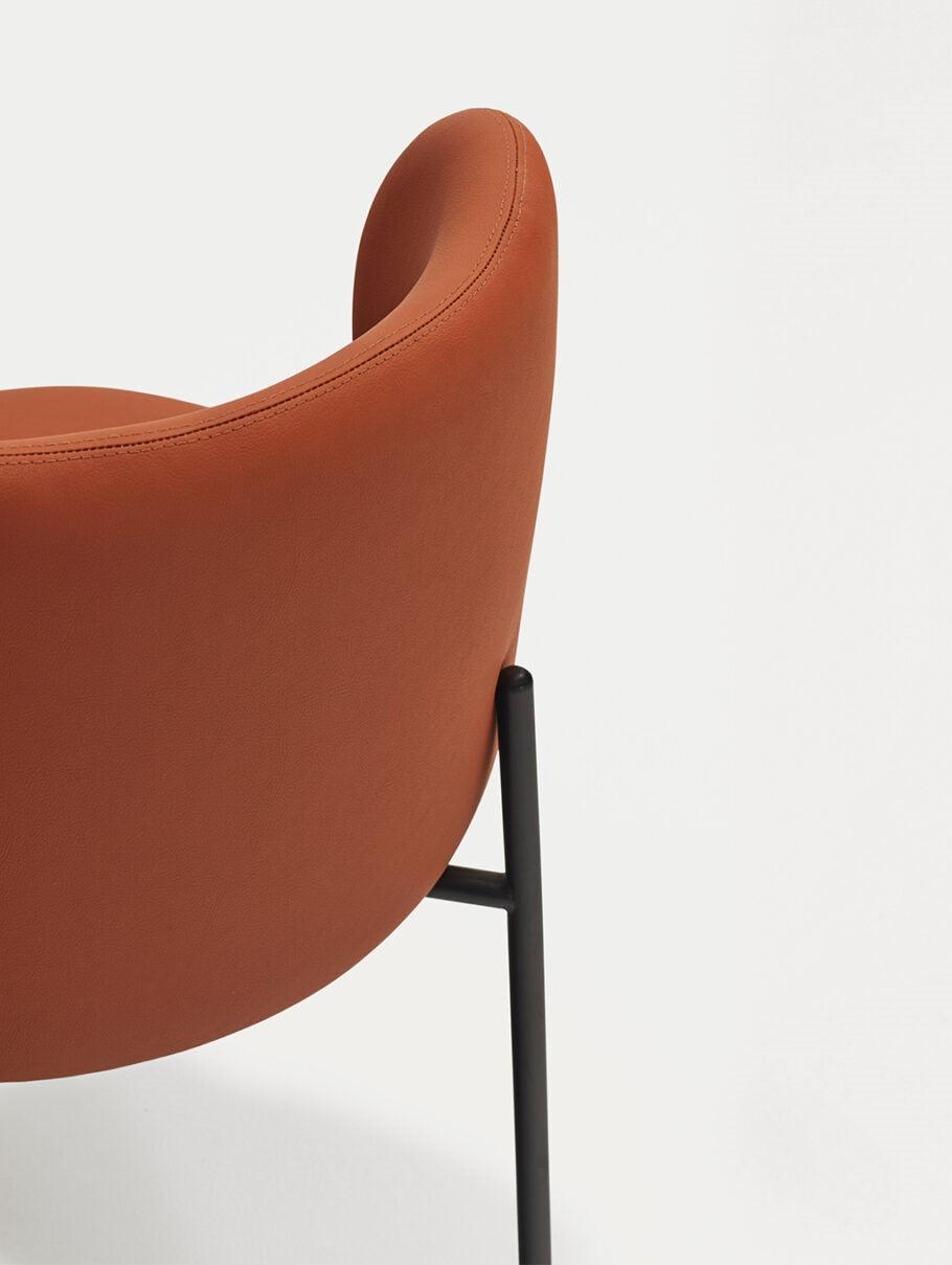 Krzesło MOGI pomarańczowa ekoskóra Teulat Eye on Design