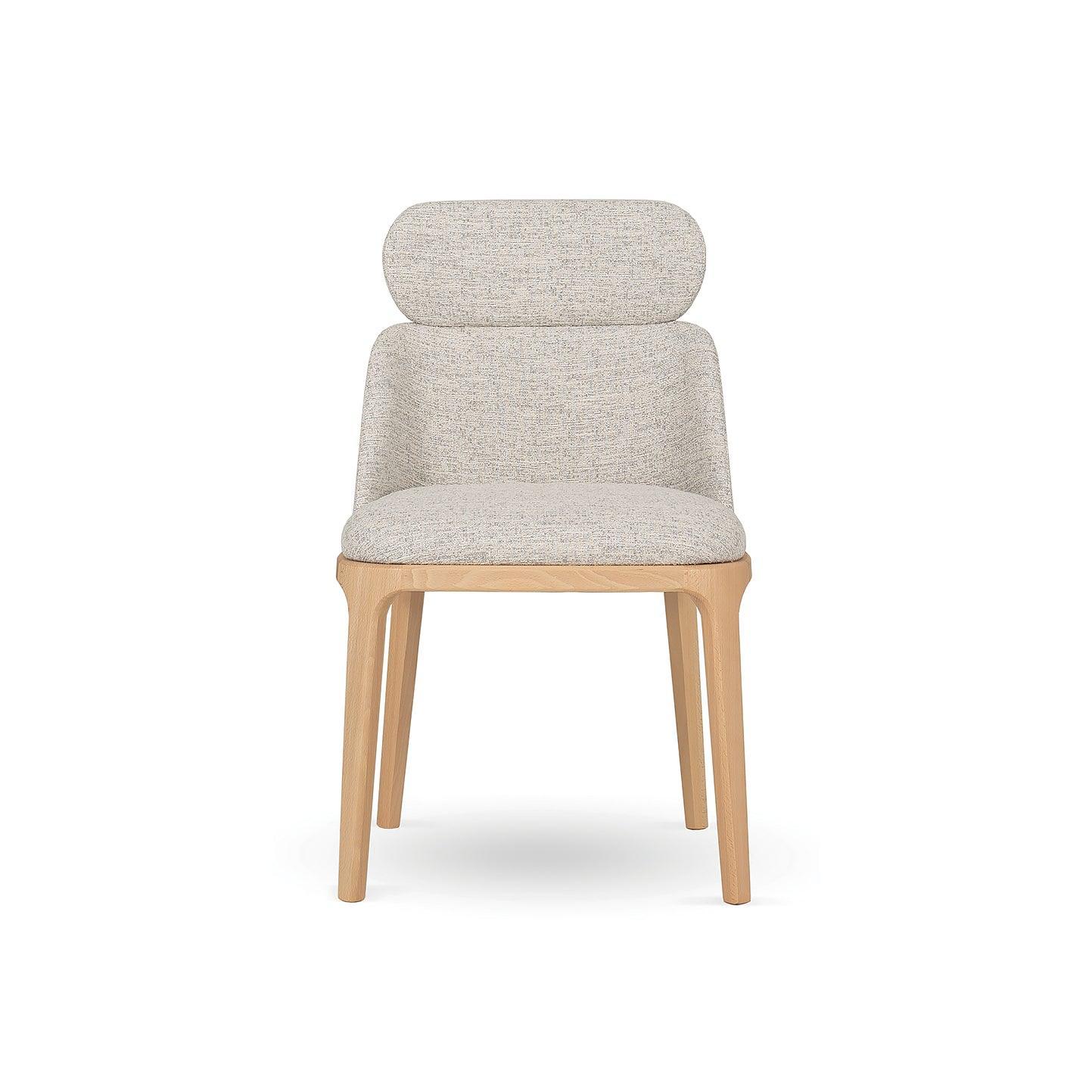 Krzesło MUST I tapicerowane z drewnianą podstawą Nobonobo Eye on Design