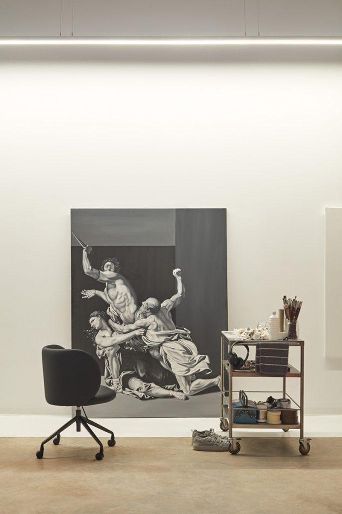 Krzesło na kółkach MOGI granatowy Teulat Eye on Design