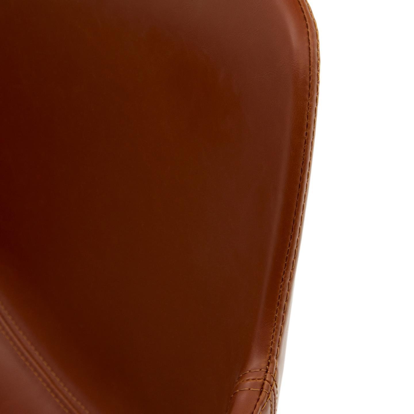 Krzesło obrotowe TISSIANA brązowa ekoskóra La Forma Eye on Design