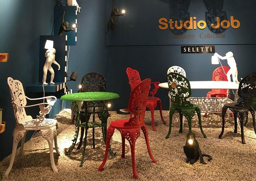 Krzesło ogrodowe INDUSTRY niebieski Seletti Eye on Design