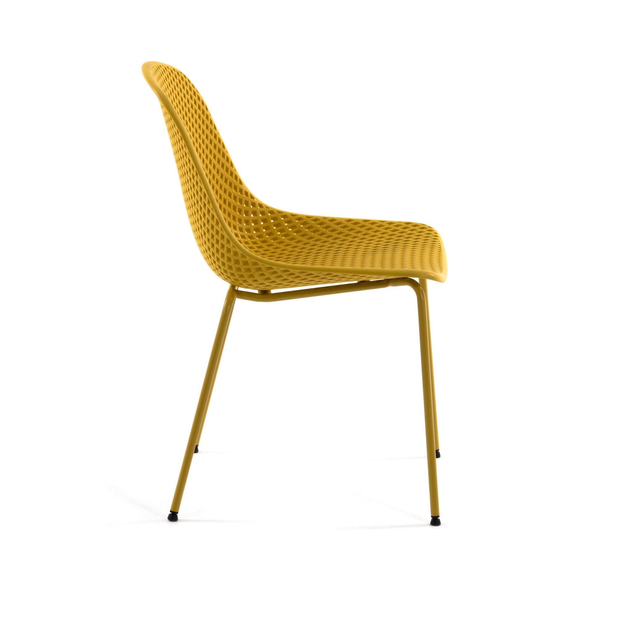 Krzesło ogrodowe QUINBY żółty La Forma Eye on Design