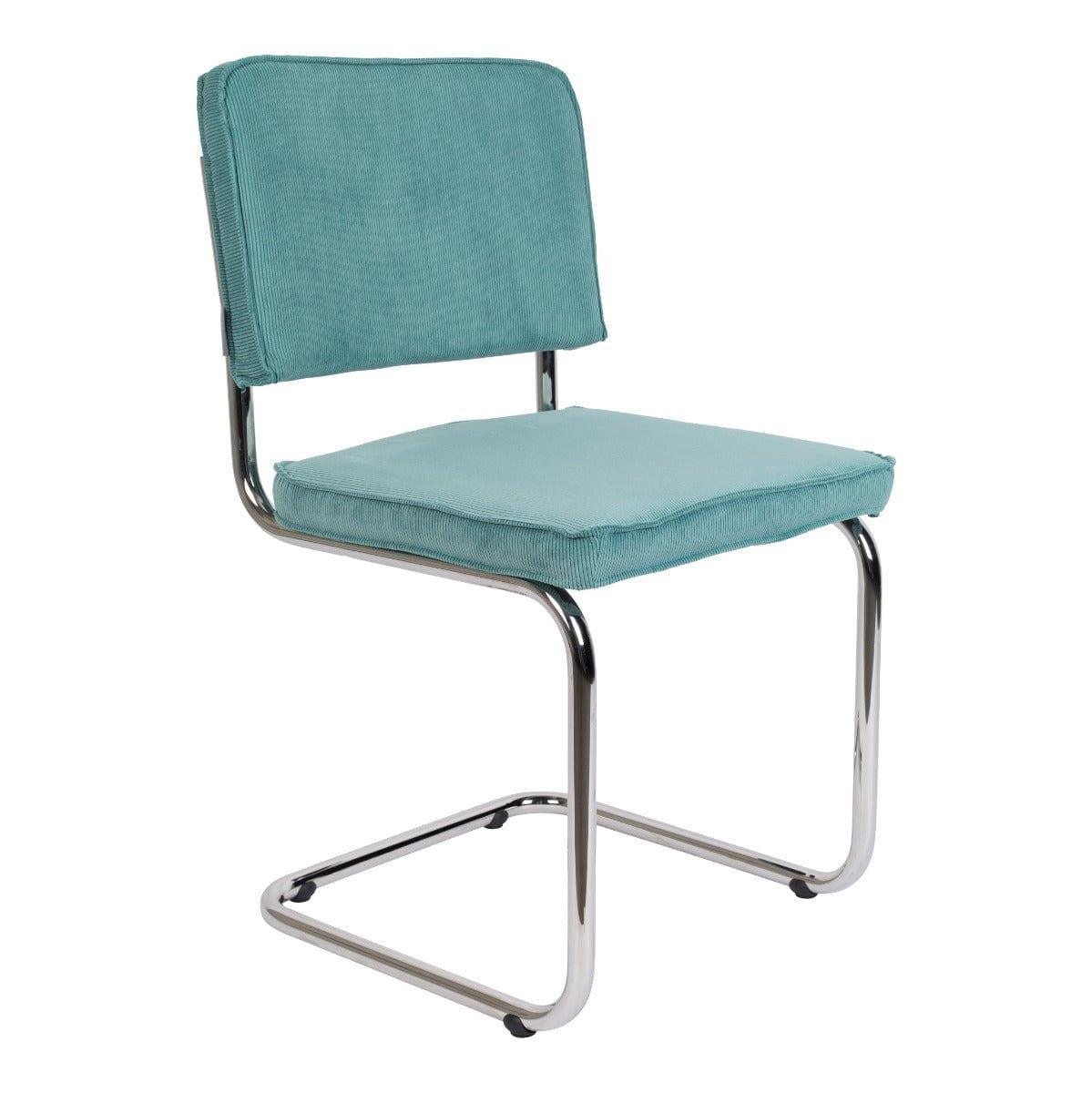 Krzesło RIDGE RIB niebieski Zuiver Eye on Design