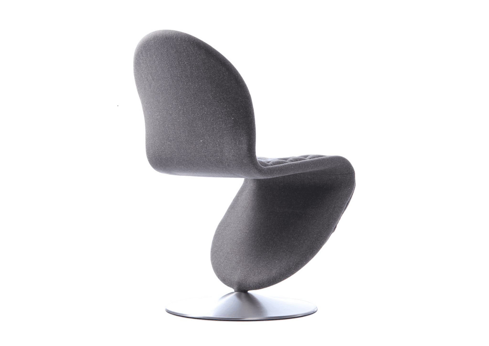 Krzesło SYSTEM 1-2-3 DELUXE z okrągłą podstawą Verpan Eye on Design