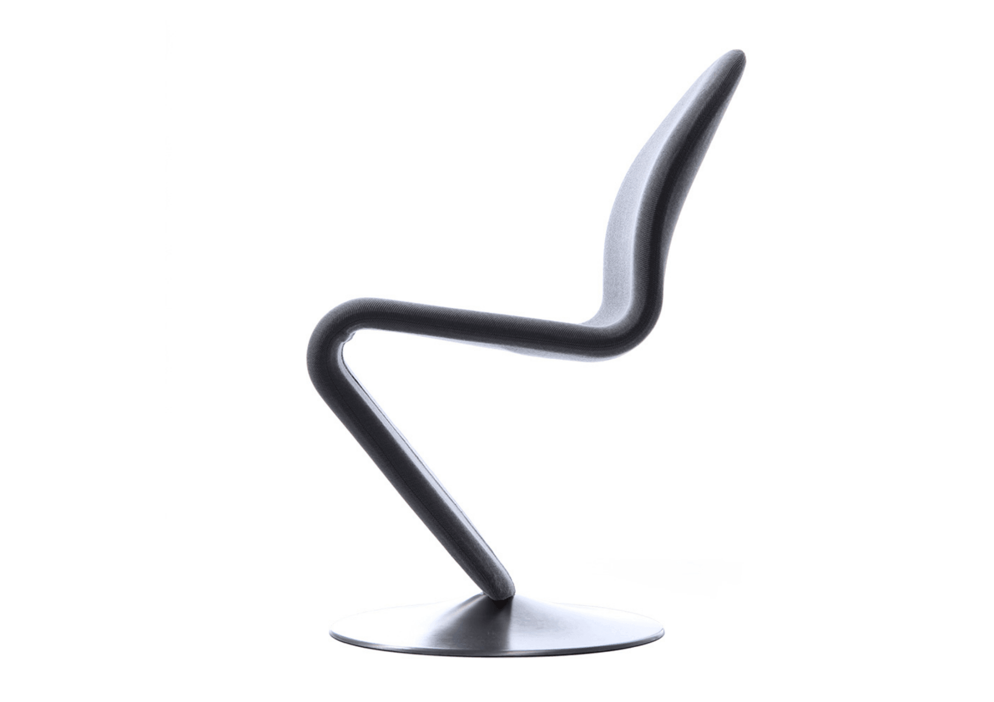 Krzesło SYSTEM 1-2-3 STANDARD z okrągłą podstawą Verpan Eye on Design