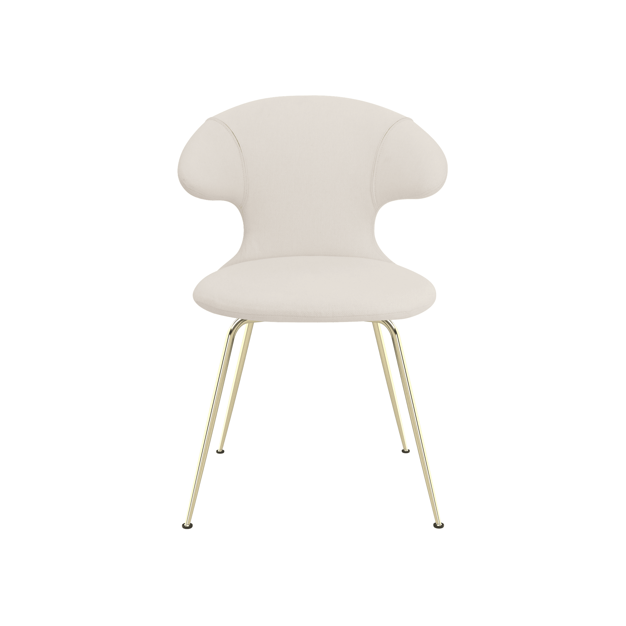 Krzesło TIME FLIES beżowy ze złotą podstawą UMAGE Eye on Design