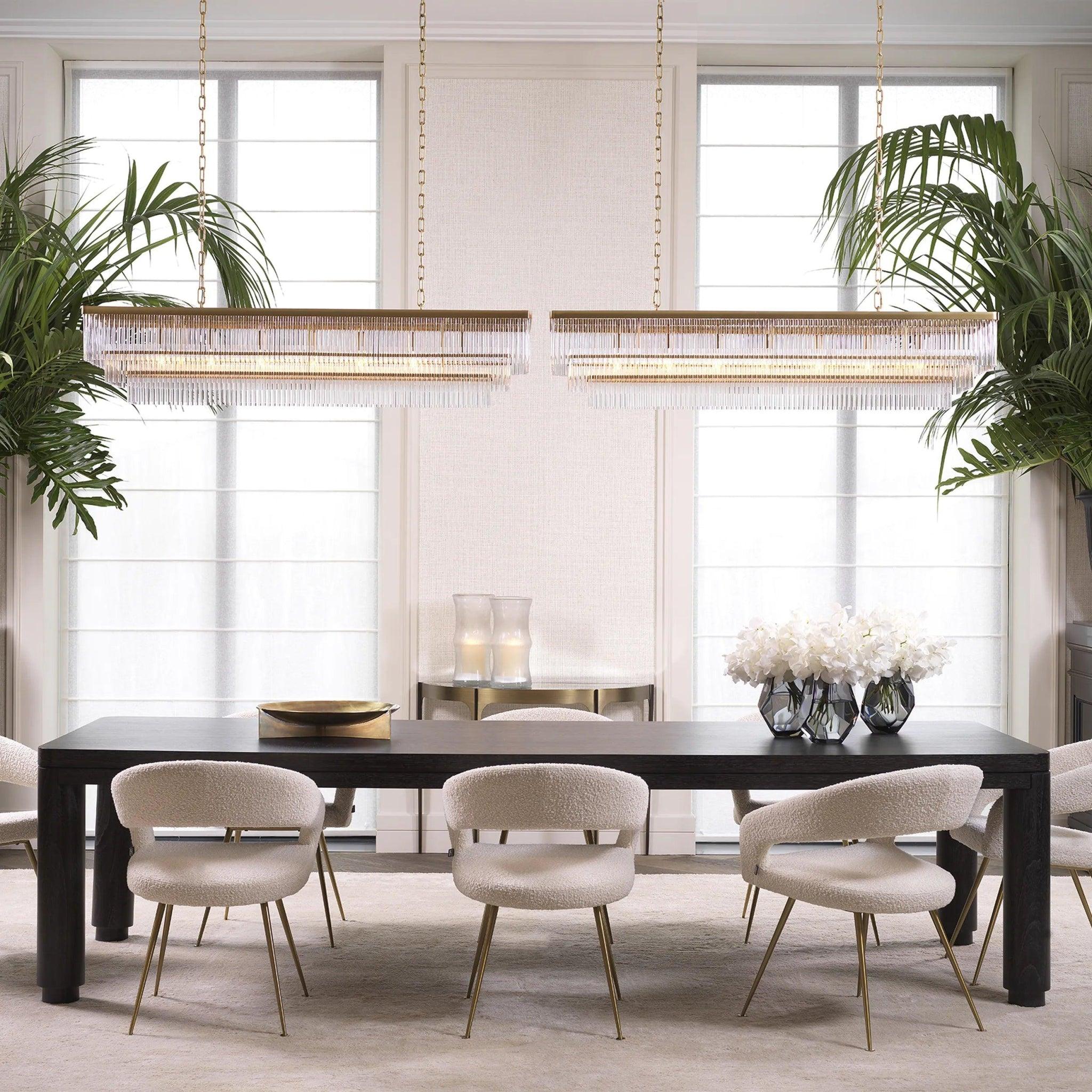 Krzesło w tkaninie boucle BRAVO kremowy Eichholtz Eye on Design