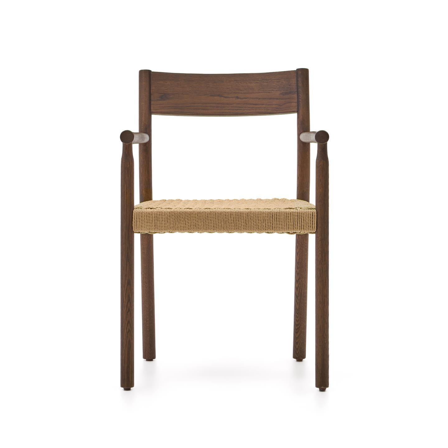 Krzesło YALIA orzechowe drewno dębowe La Forma Eye on Design