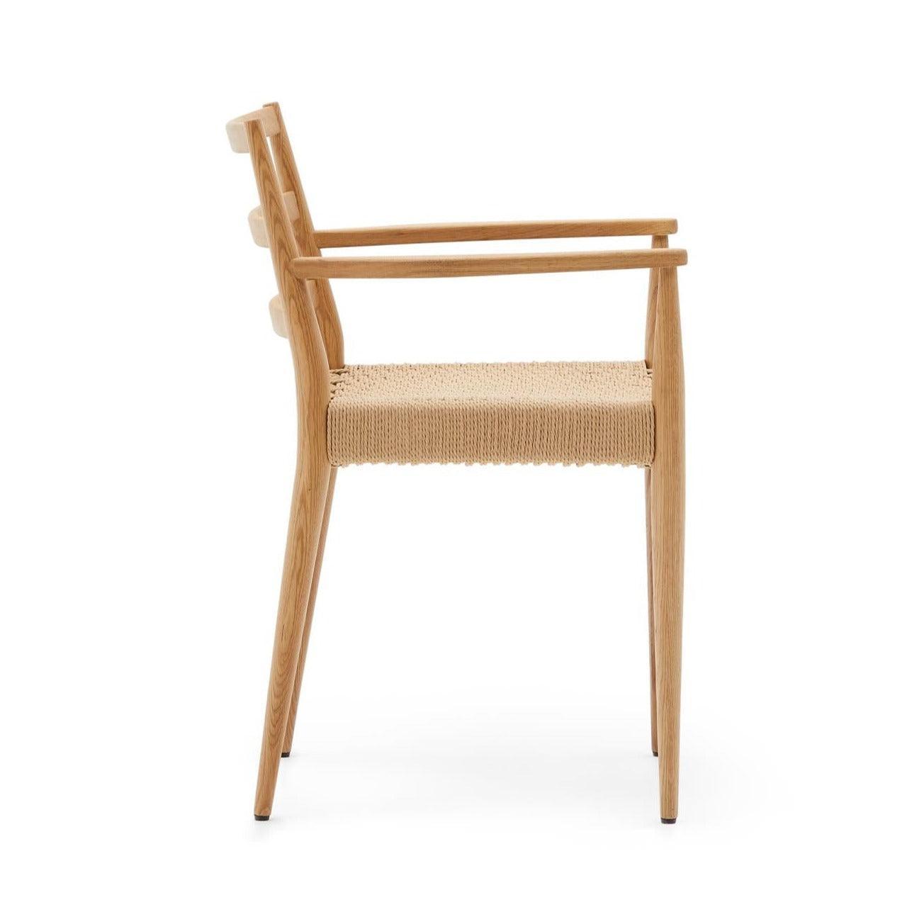 Krzesło z podłokietnikami ANALY lite drewno dębowe La Forma Eye on Design