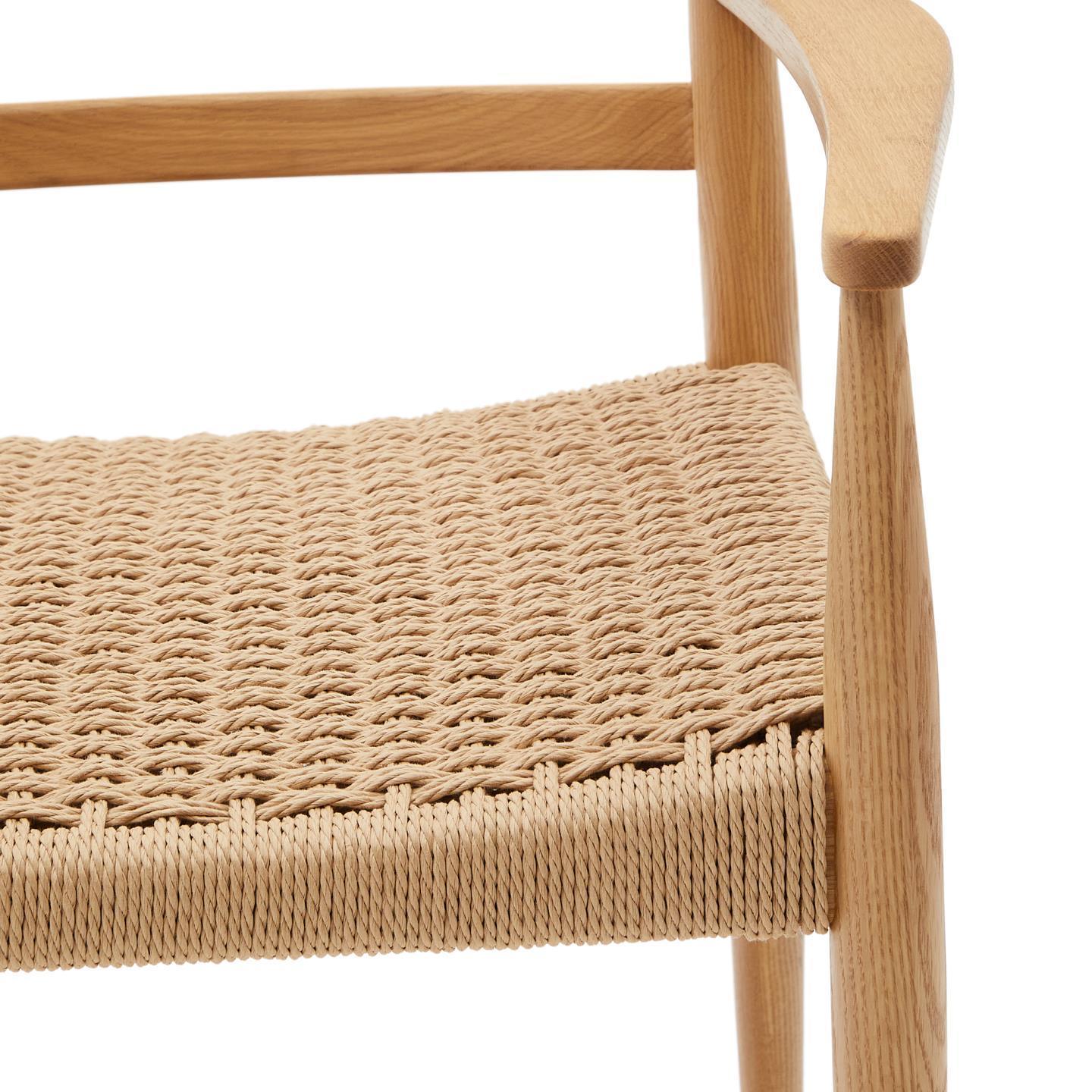 Krzesło z podłokietnikami ANALY lite drewno dębowe La Forma Eye on Design