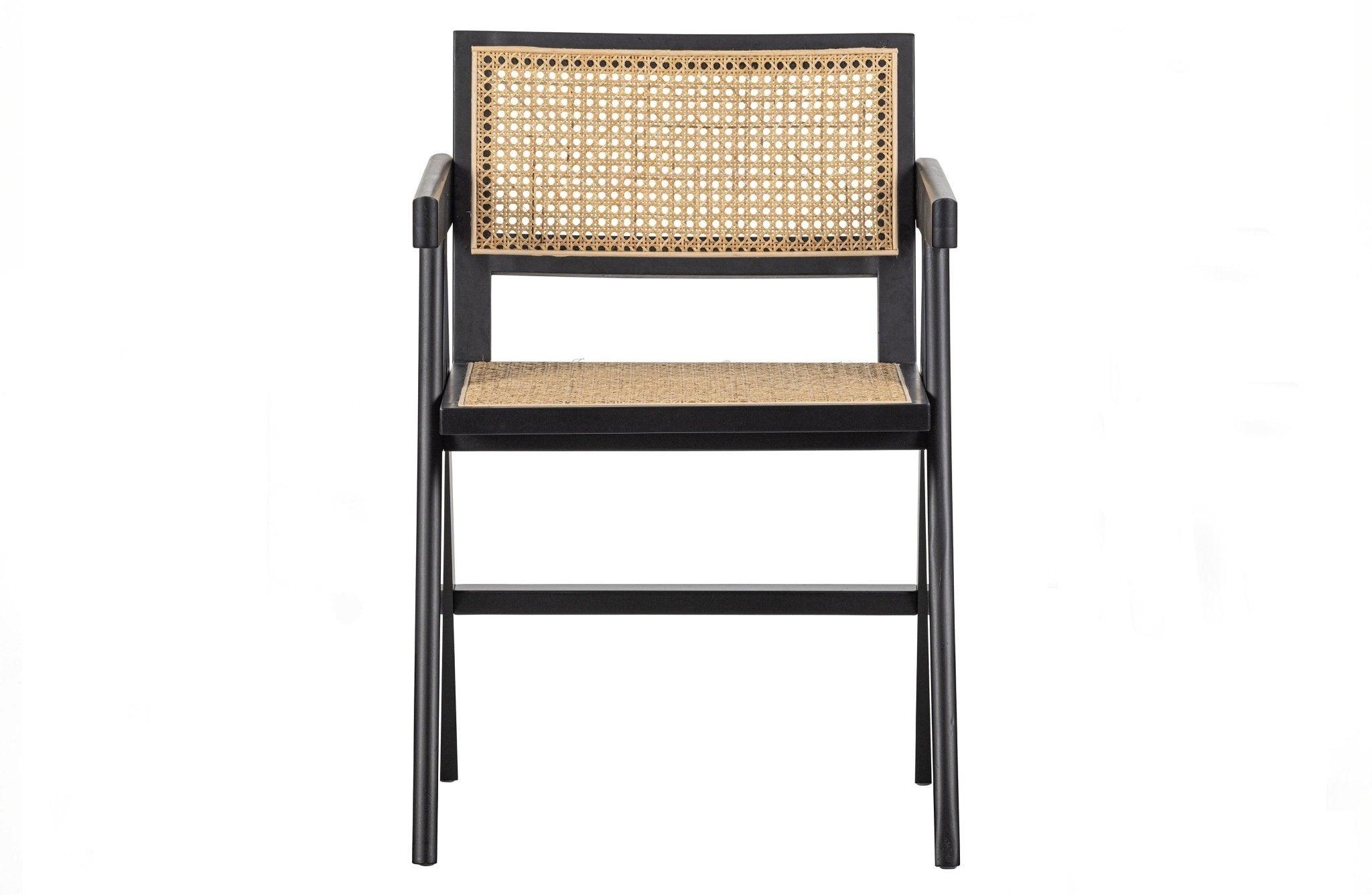 Krzesło z podłokietnikami GUNN czarny Woood Exclusive Eye on Design