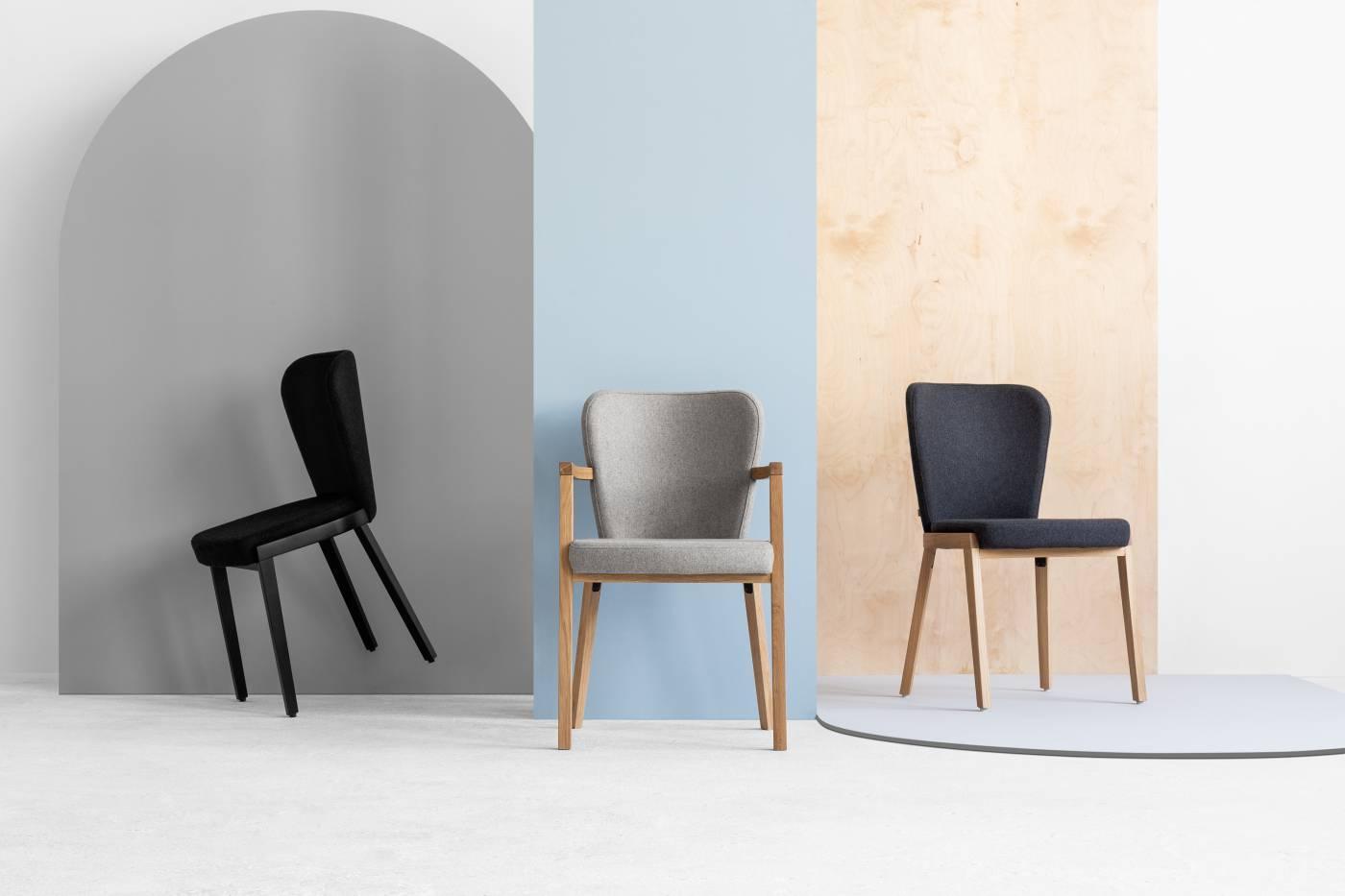 Krzesło z podłokietnikami LAVA B-1807 Fameg Eye on Design