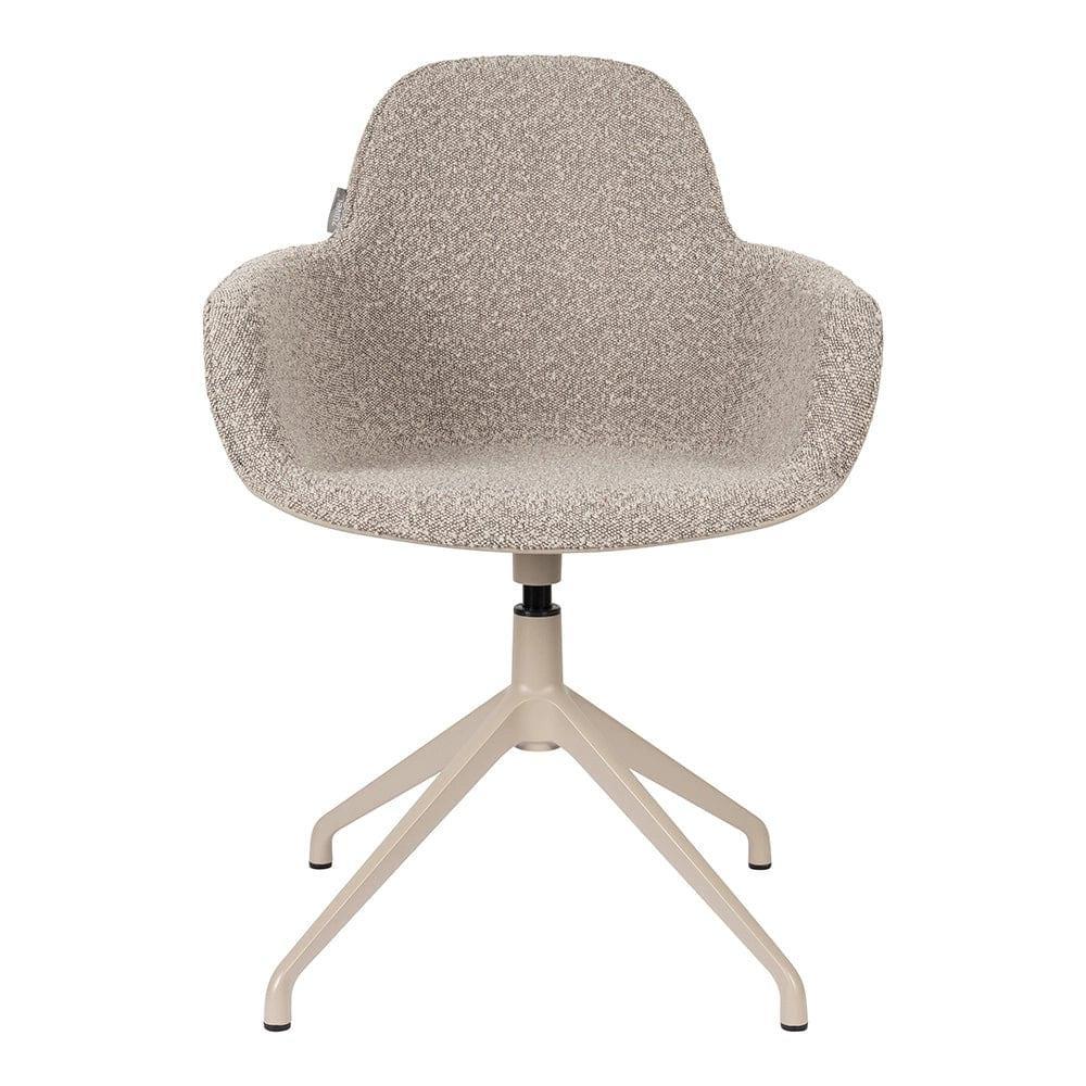 Krzesło z podłokietnikami obrotowe ALBERT KUIP taupe Zuiver Eye on Design