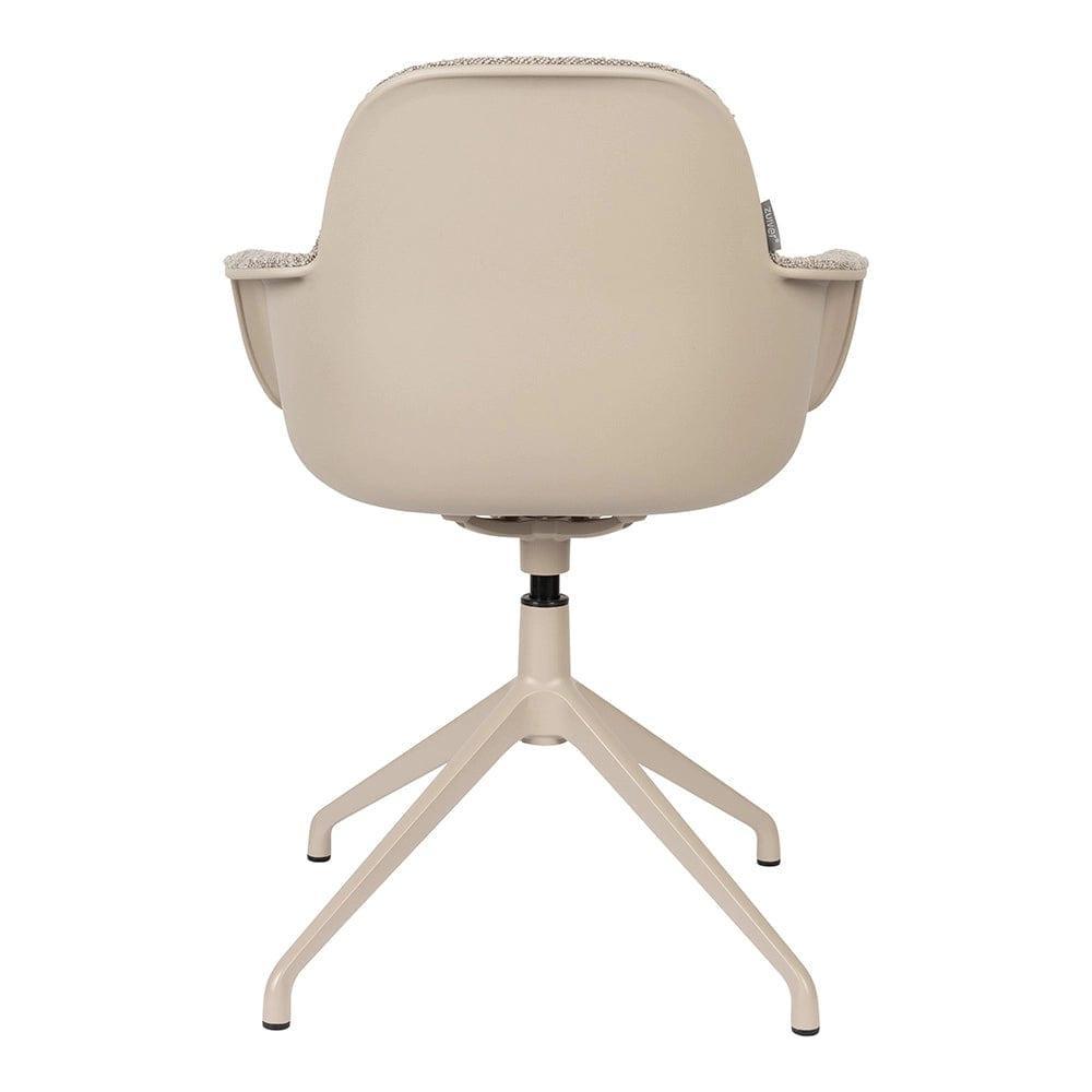 Krzesło z podłokietnikami obrotowe ALBERT KUIP taupe Zuiver Eye on Design