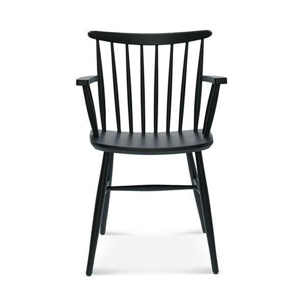 Krzesło z podłokietnikami WAND B-1102/1 lite drewno bukowe Fameg Eye on Design