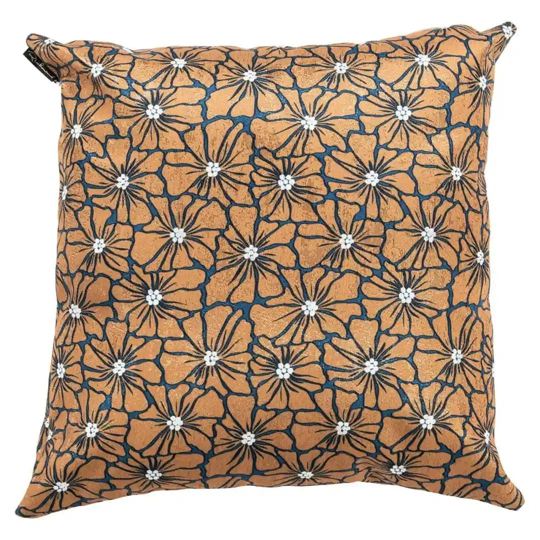 VALERY Pillow Brown with Navy Blue