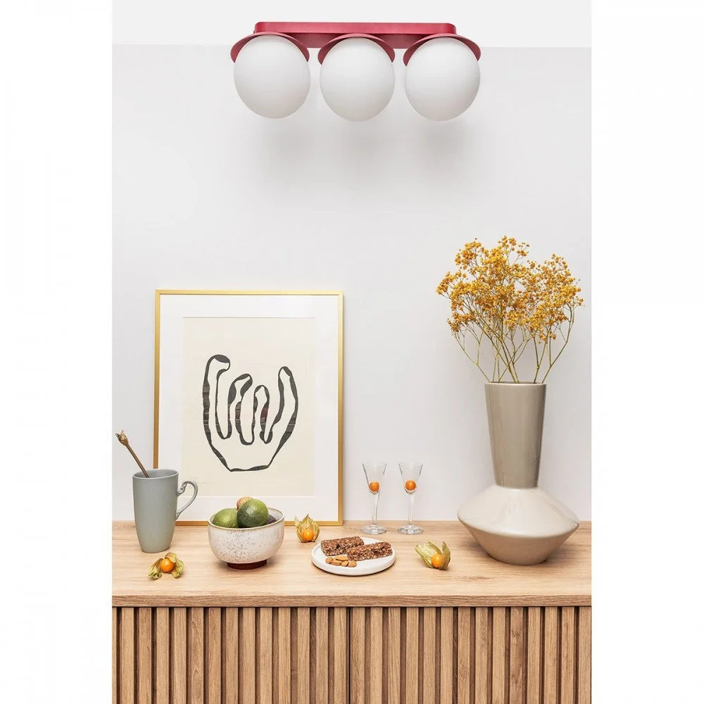 KUUL TRIO ceiling lamp white