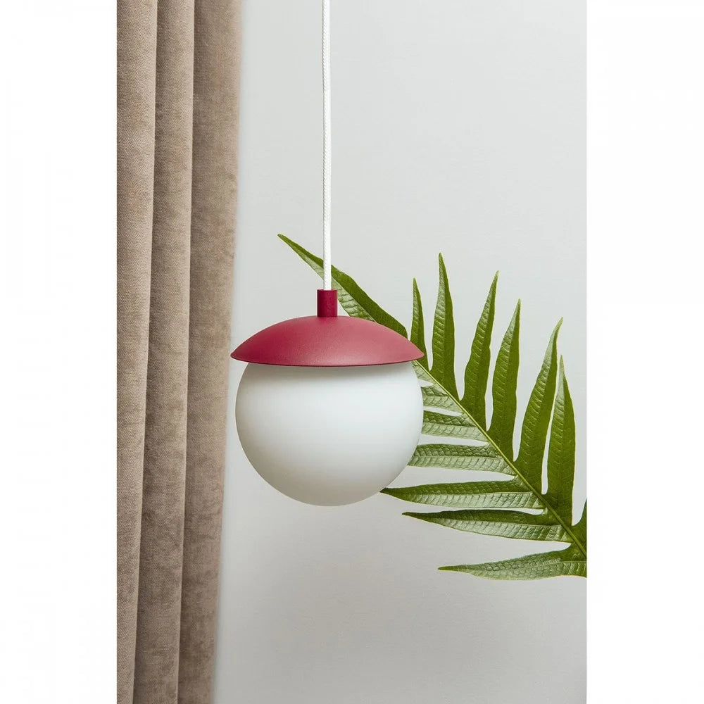 KUUL burgundy pendant lamp