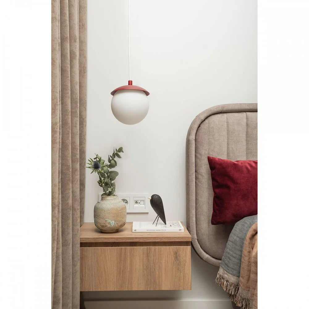 KUUL burgundy pendant lamp