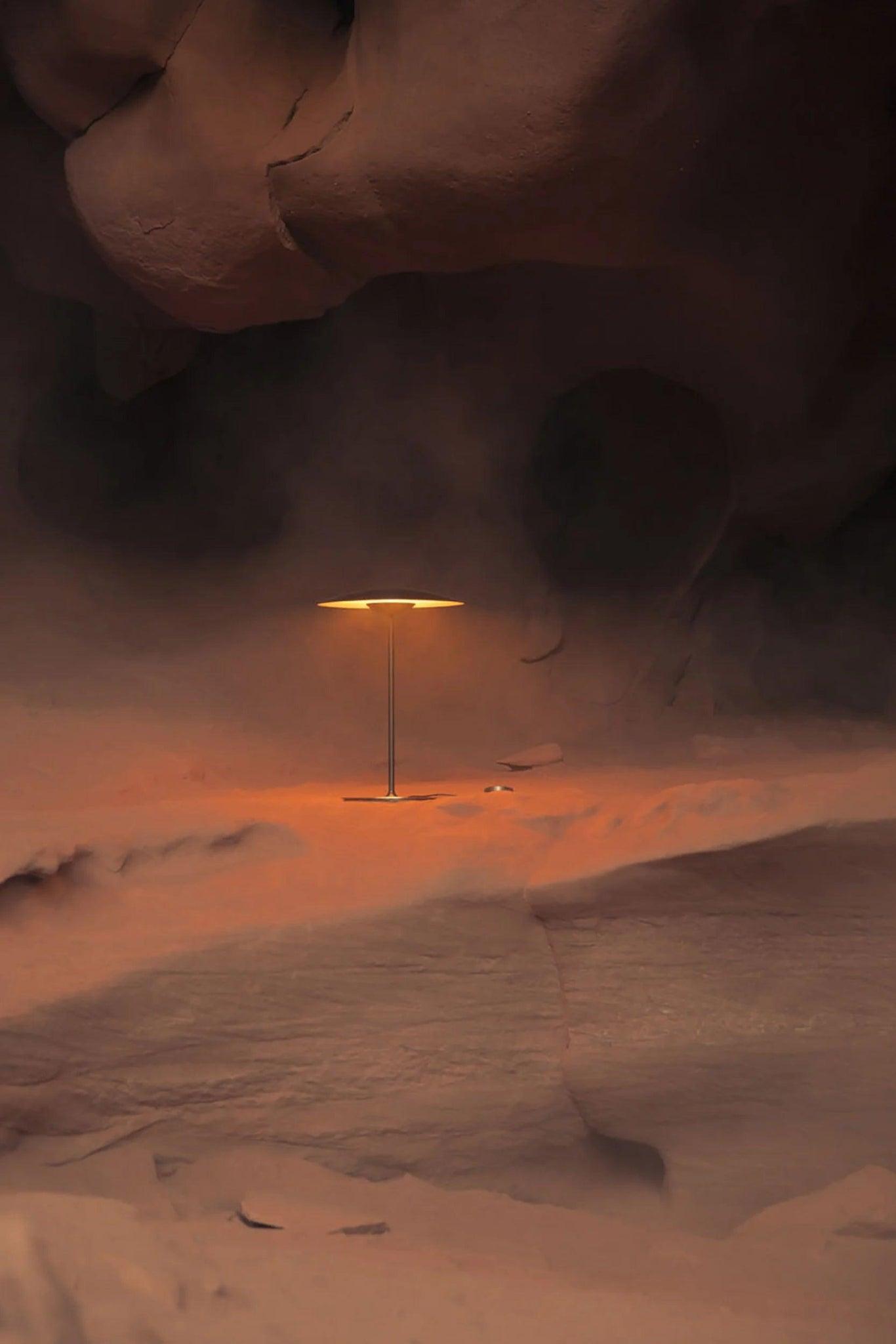 Lampa akumulatorowa GINGER mosiężny Marset Eye on Design