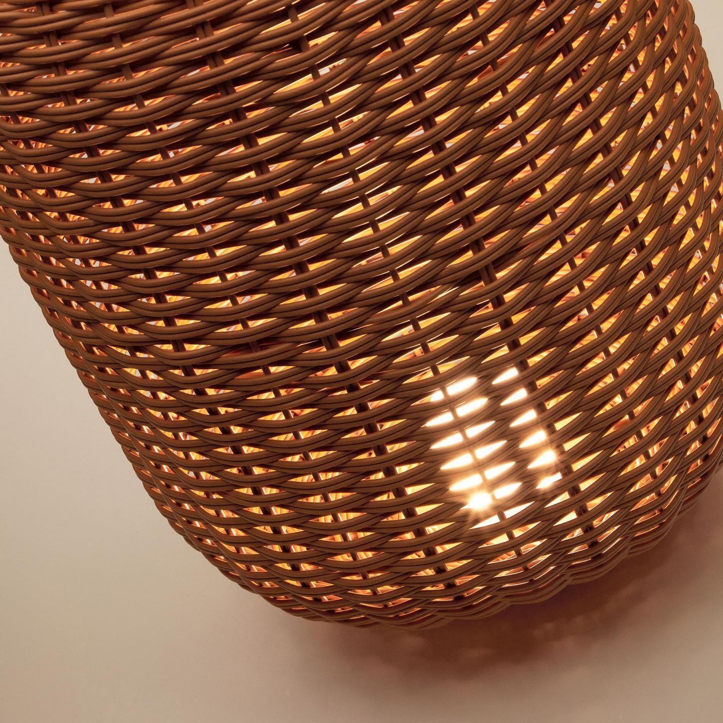 Lampa akumulatorowa SARANELLA brązowy rattan La Forma Eye on Design