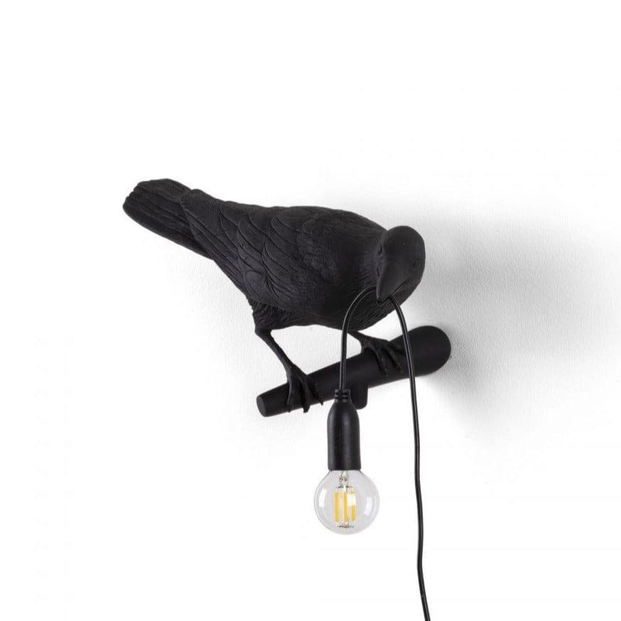 Lampa BIRD LOOKING RIGHT czarny Seletti Eye on Design