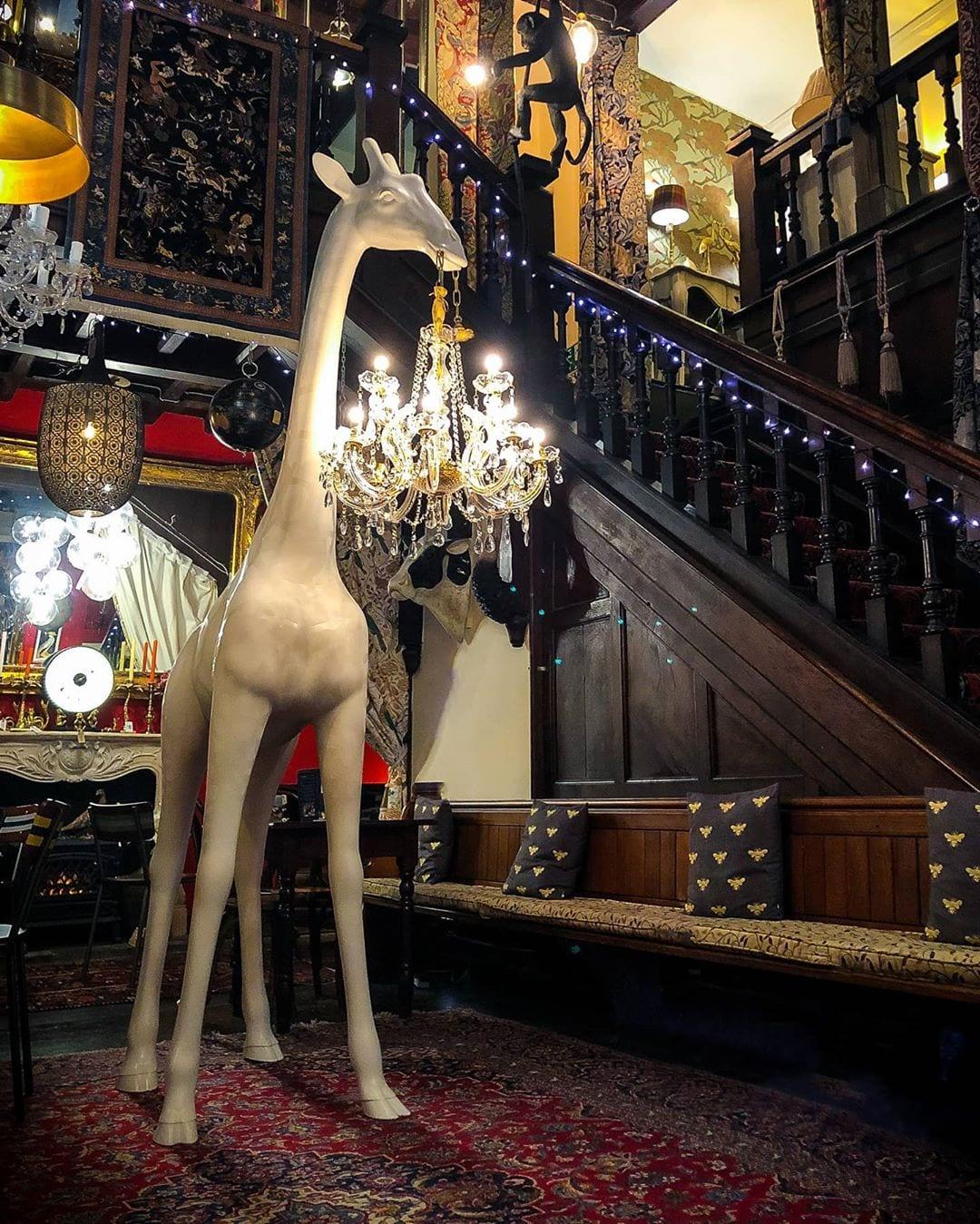 Lampa GIRAFFE IN LOVE M biała Qeeboo Eye on Design