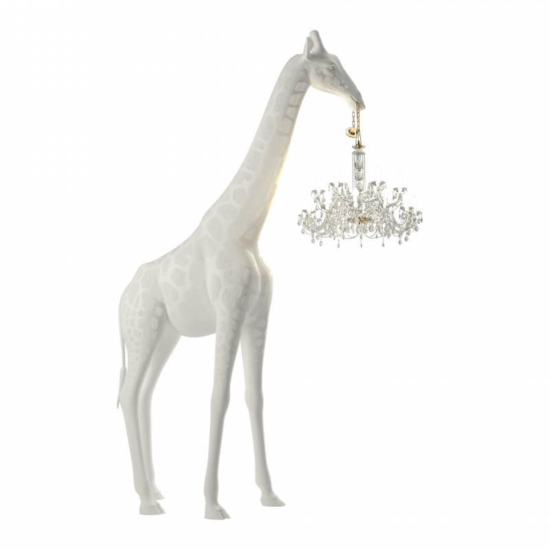 Lampa GIRAFFE IN LOVE XL biała Qeeboo Eye on Design