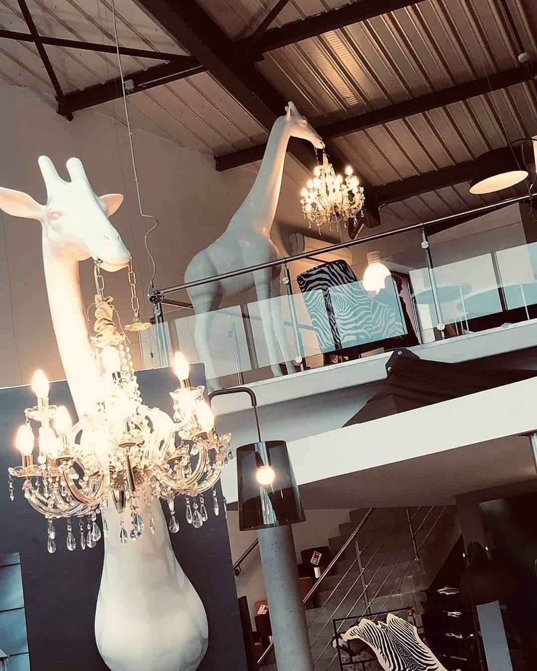 Lampa GIRAFFE IN LOVE XL biała Qeeboo Eye on Design