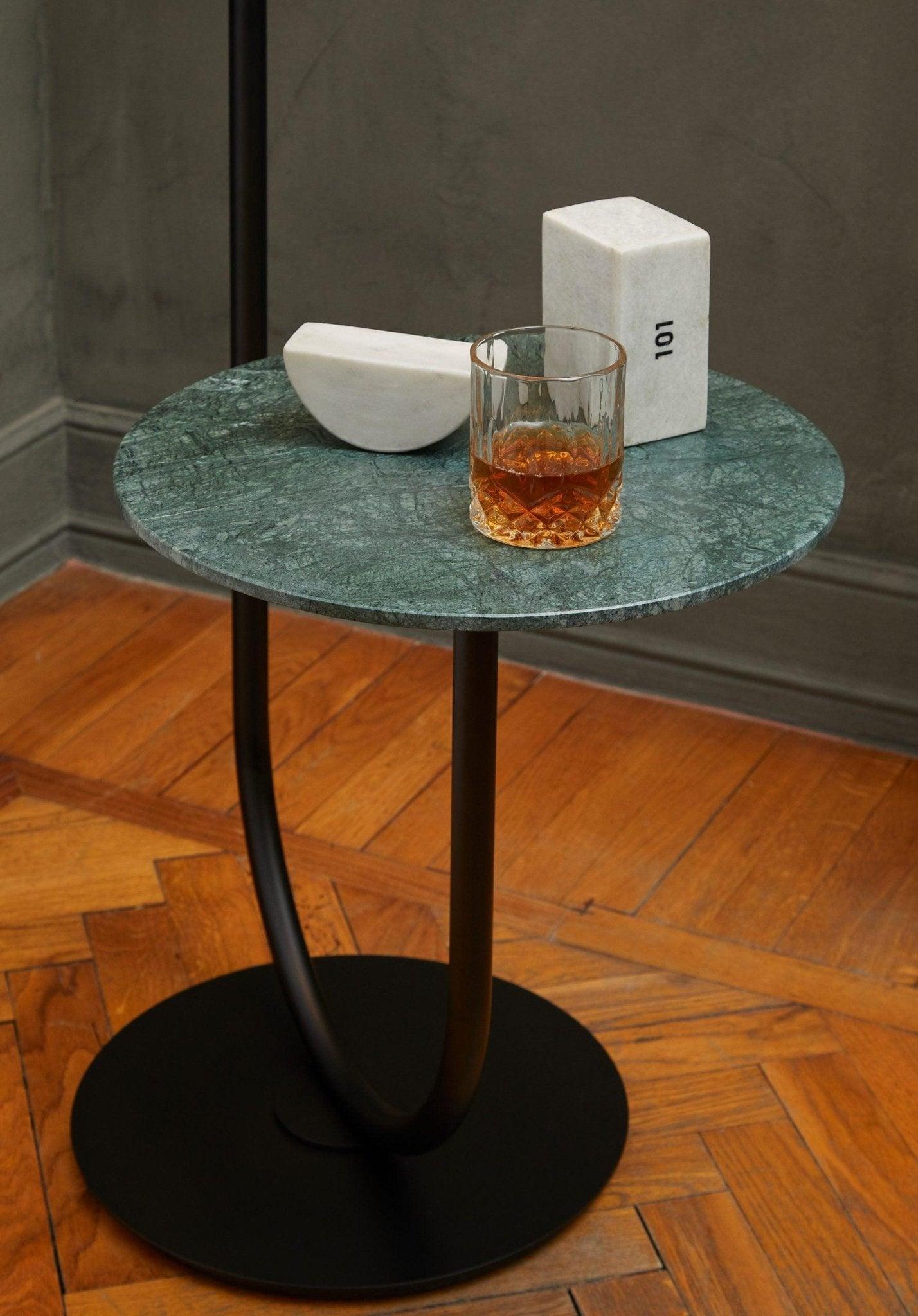 Lampa i stolik CALYPSO MARTINIQUE kremowy Contardi Eye on Design