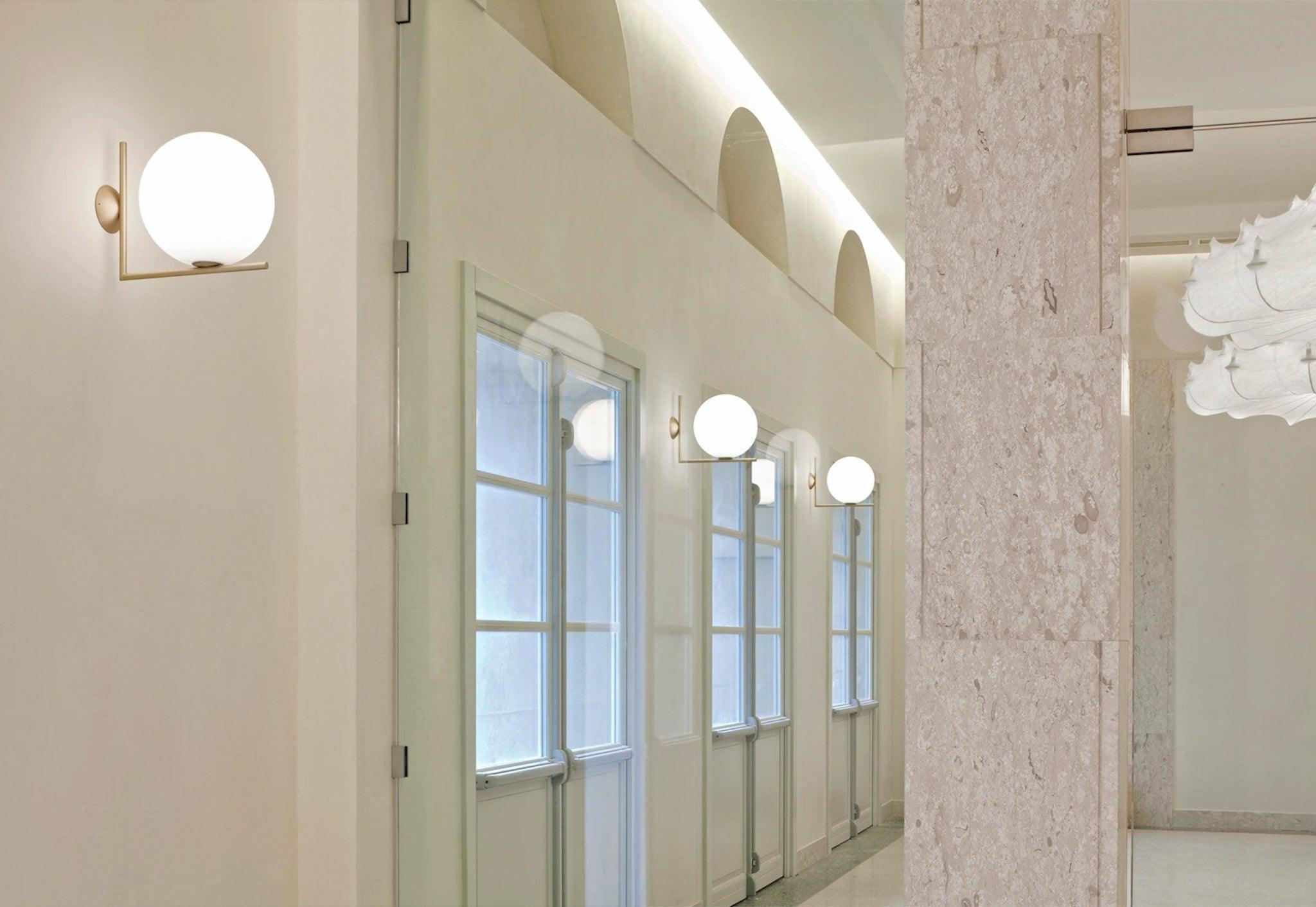 Lampa IC LIGHTS mosiężny Flos Eye on Design