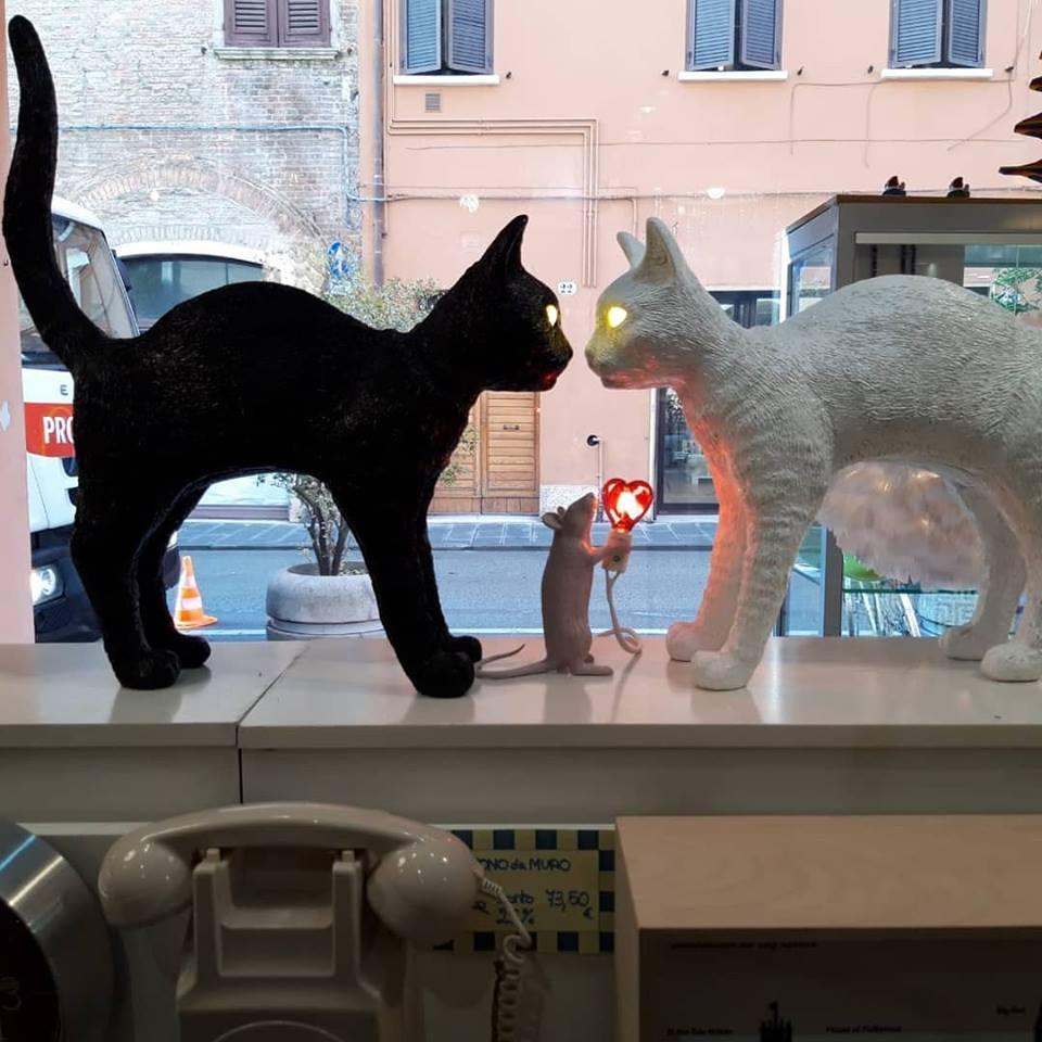 Lampa JOBBY THE CAT biały Seletti Eye on Design